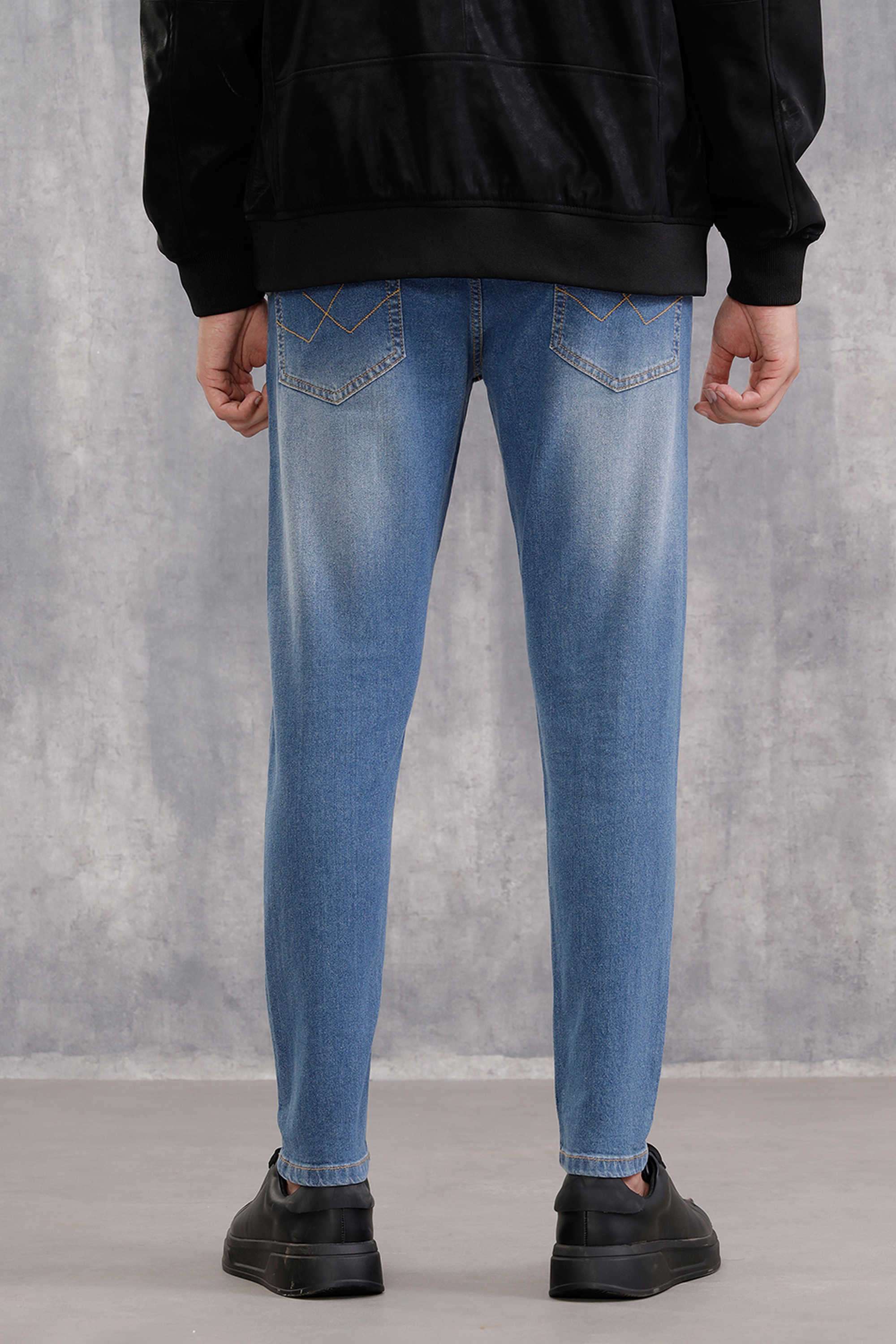 Light-Wash-Cotton-Super-Skinny-Fit-Men-s-Jeans