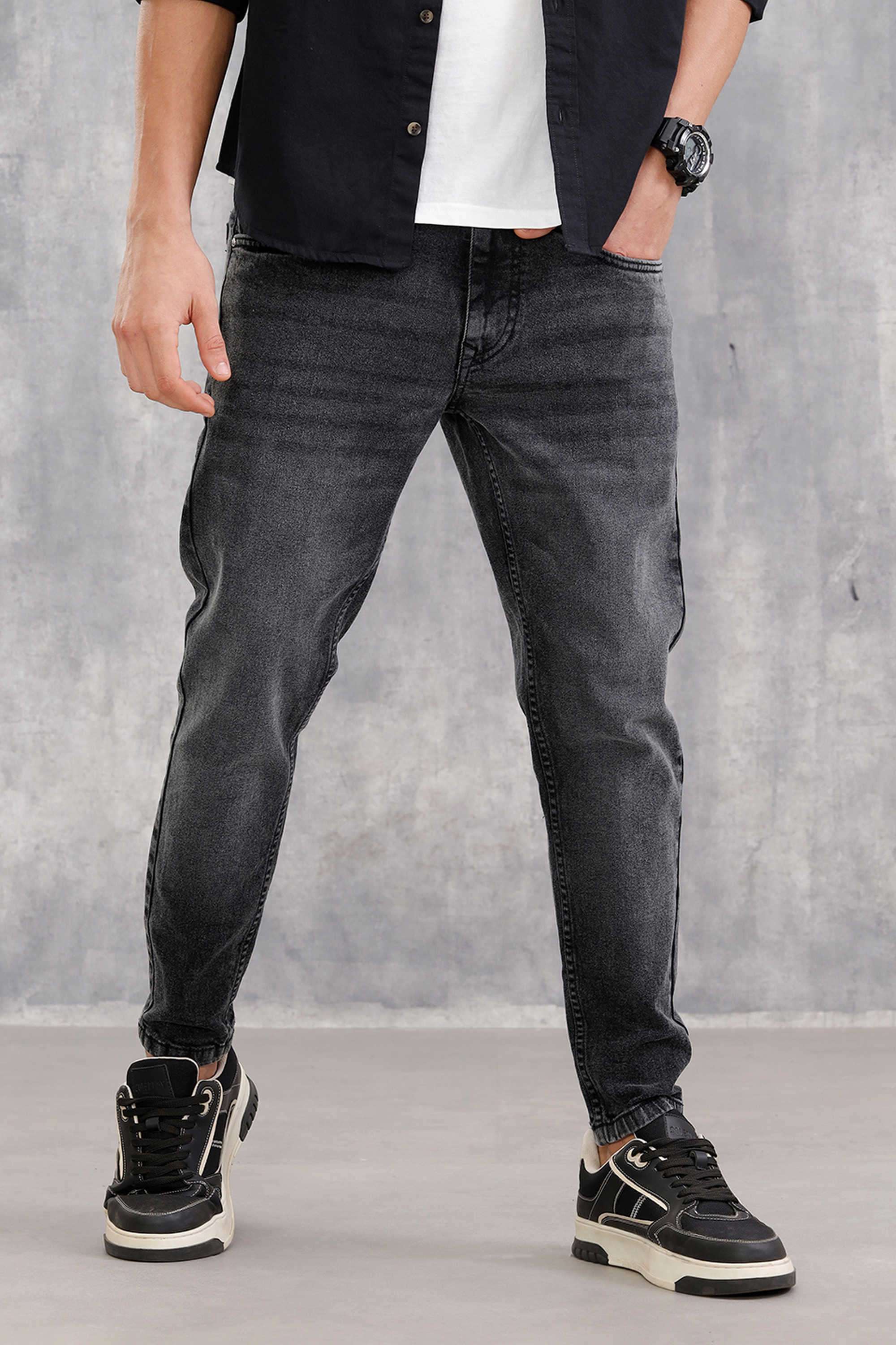 Light-Wash-Cotton-Super-Skinny-Fit-Men-s-Jeans