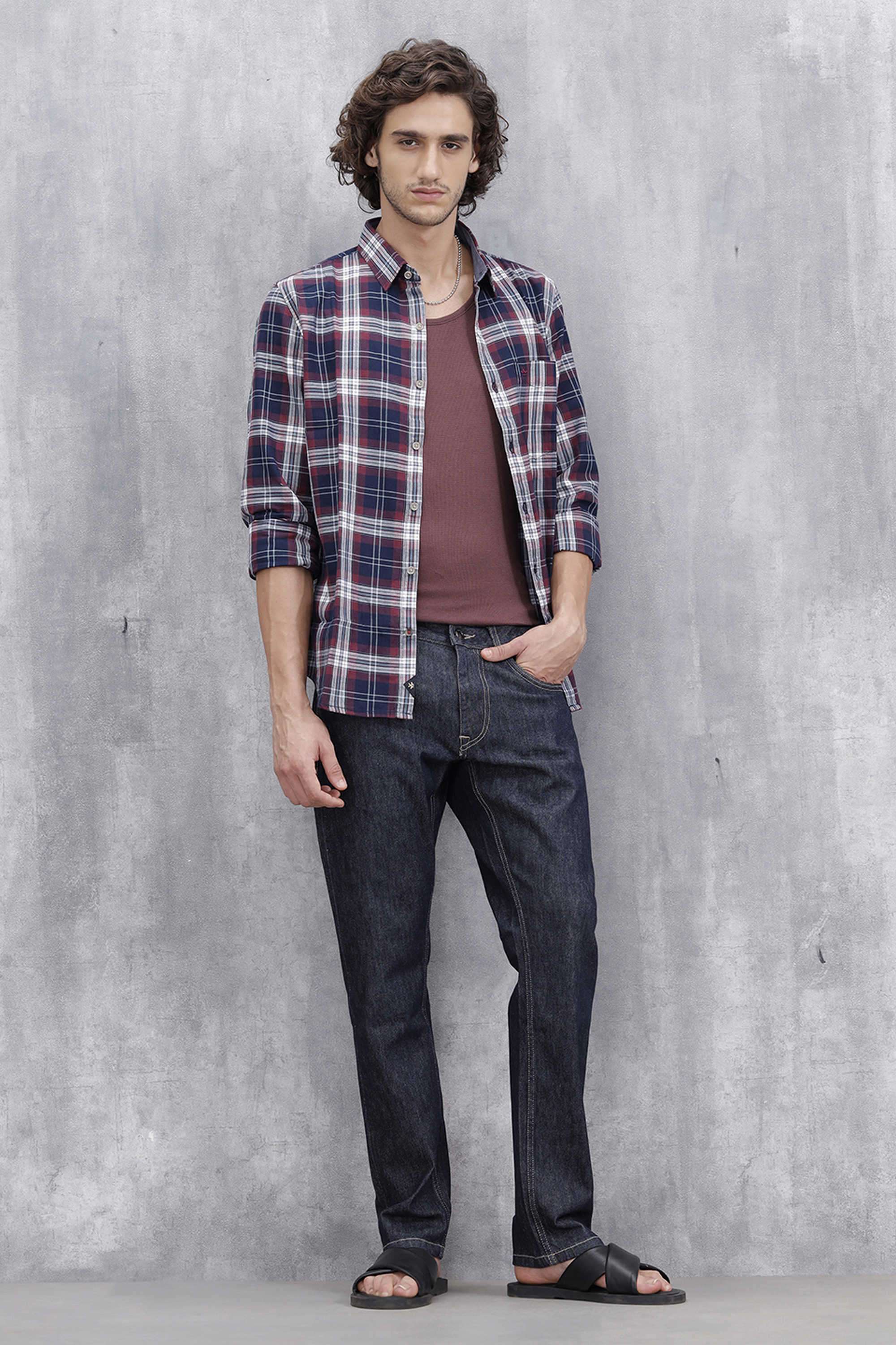 Solid-Cotton-Straight-Fit-Men-s-Jeans