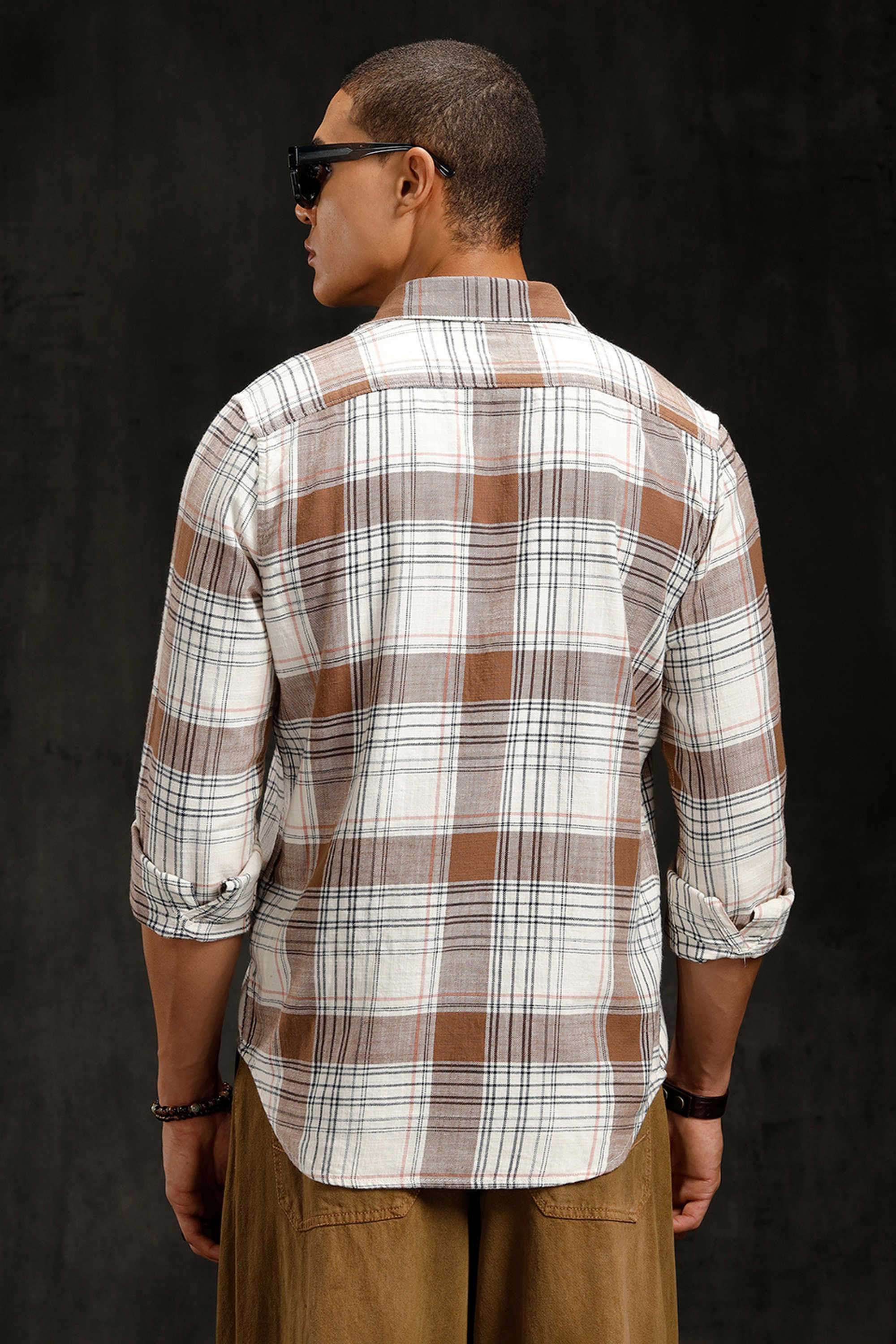 Checks-Cotton-Slim-Fit-Men-s-Casual-Wear-Shirt