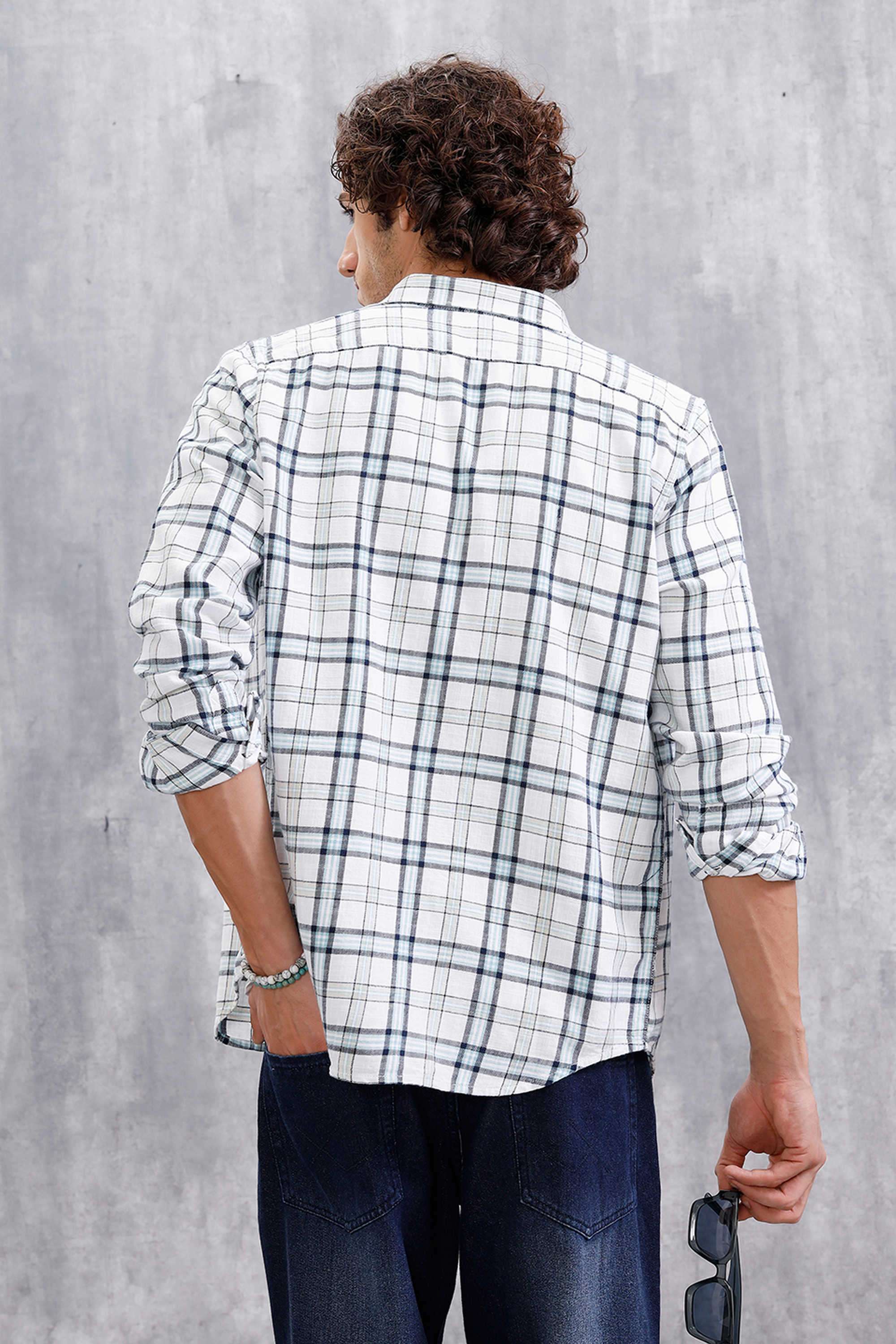 Checks-Cotton-Slim-Fit-Men-s-Casual-Wear-Shirt