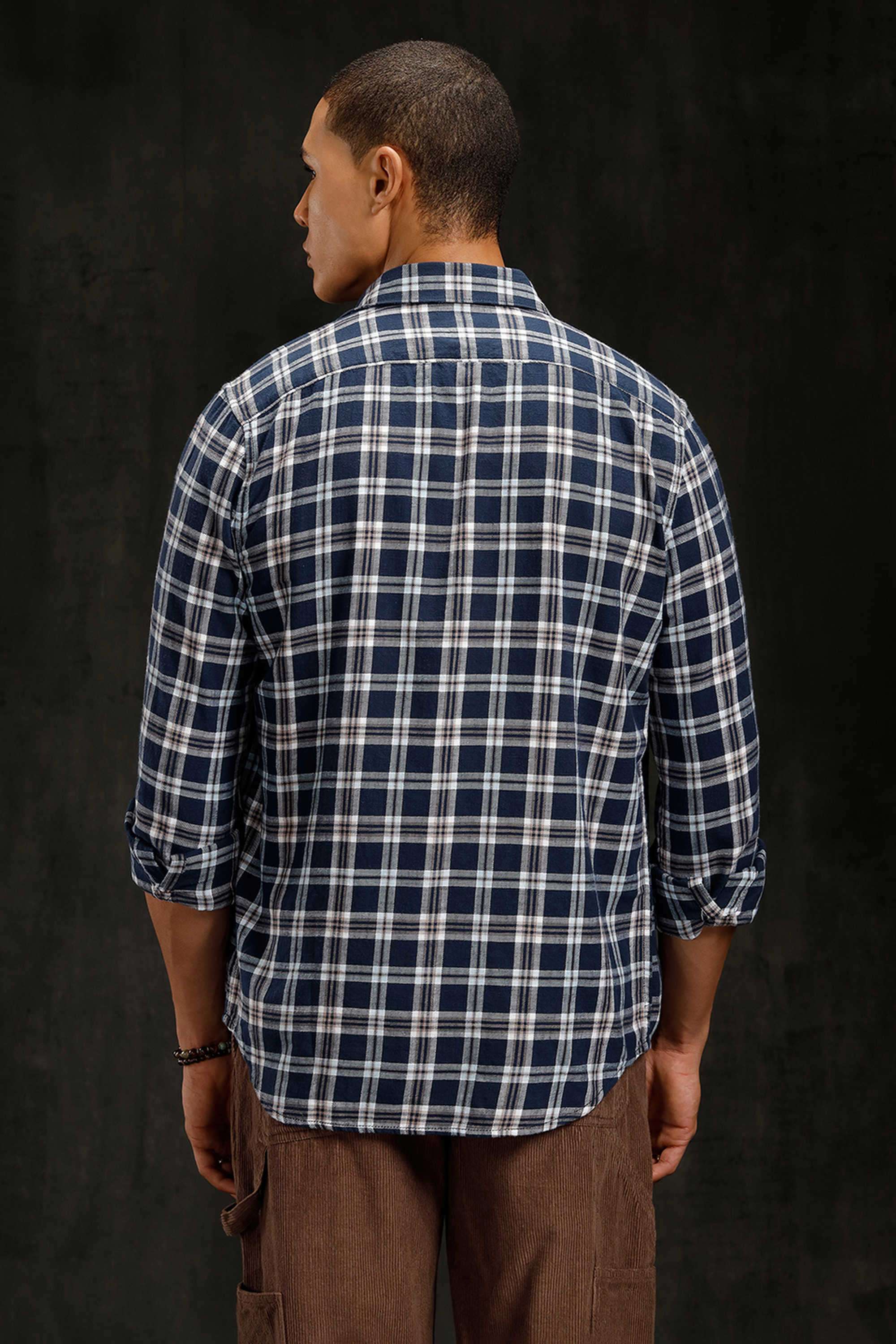 Checks-Cotton-Slim-Fit-Men-s-Casual-Wear-Shirt