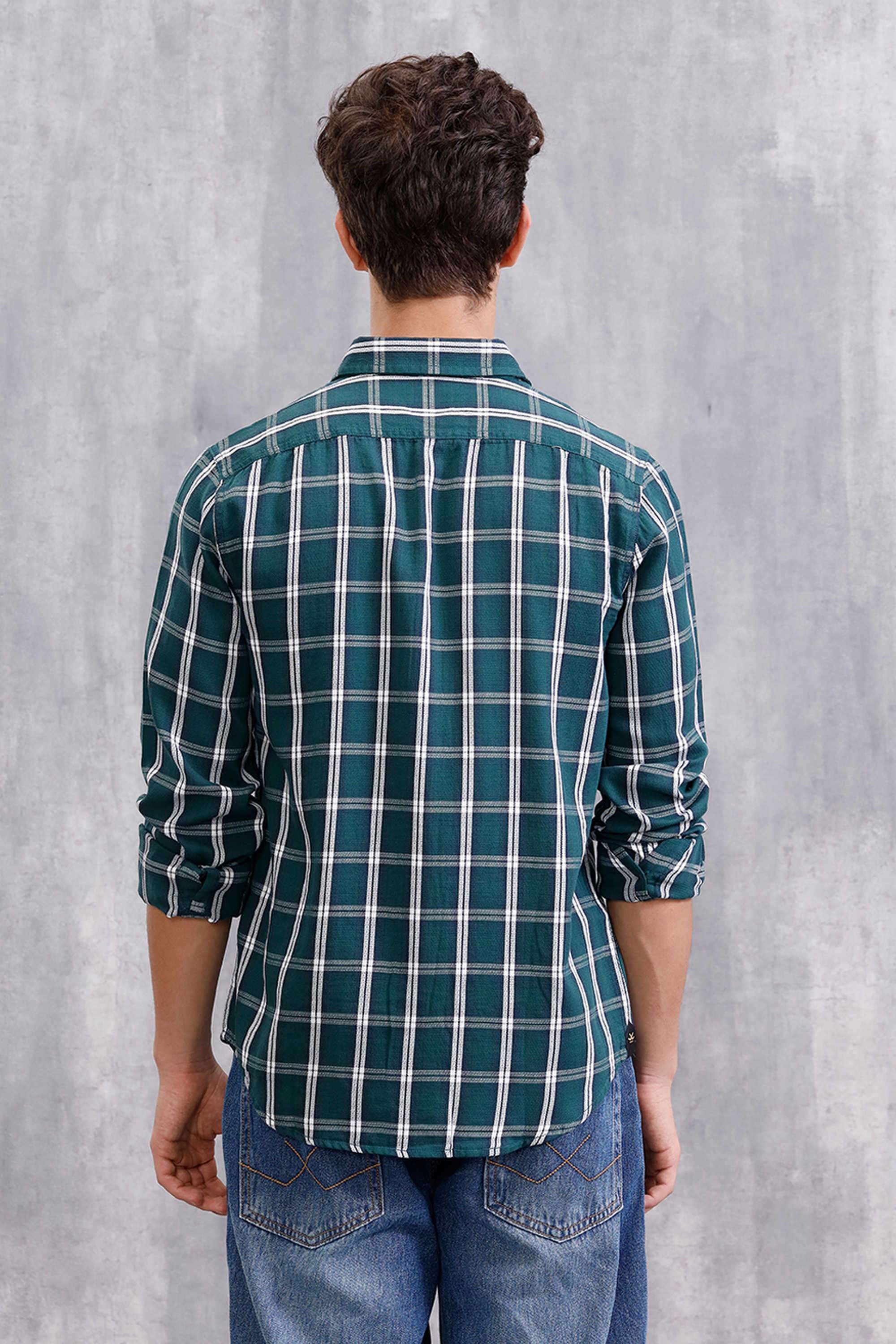 Checks-Cotton-Slim-Fit-Men-s-Casual-Wear-Shirt