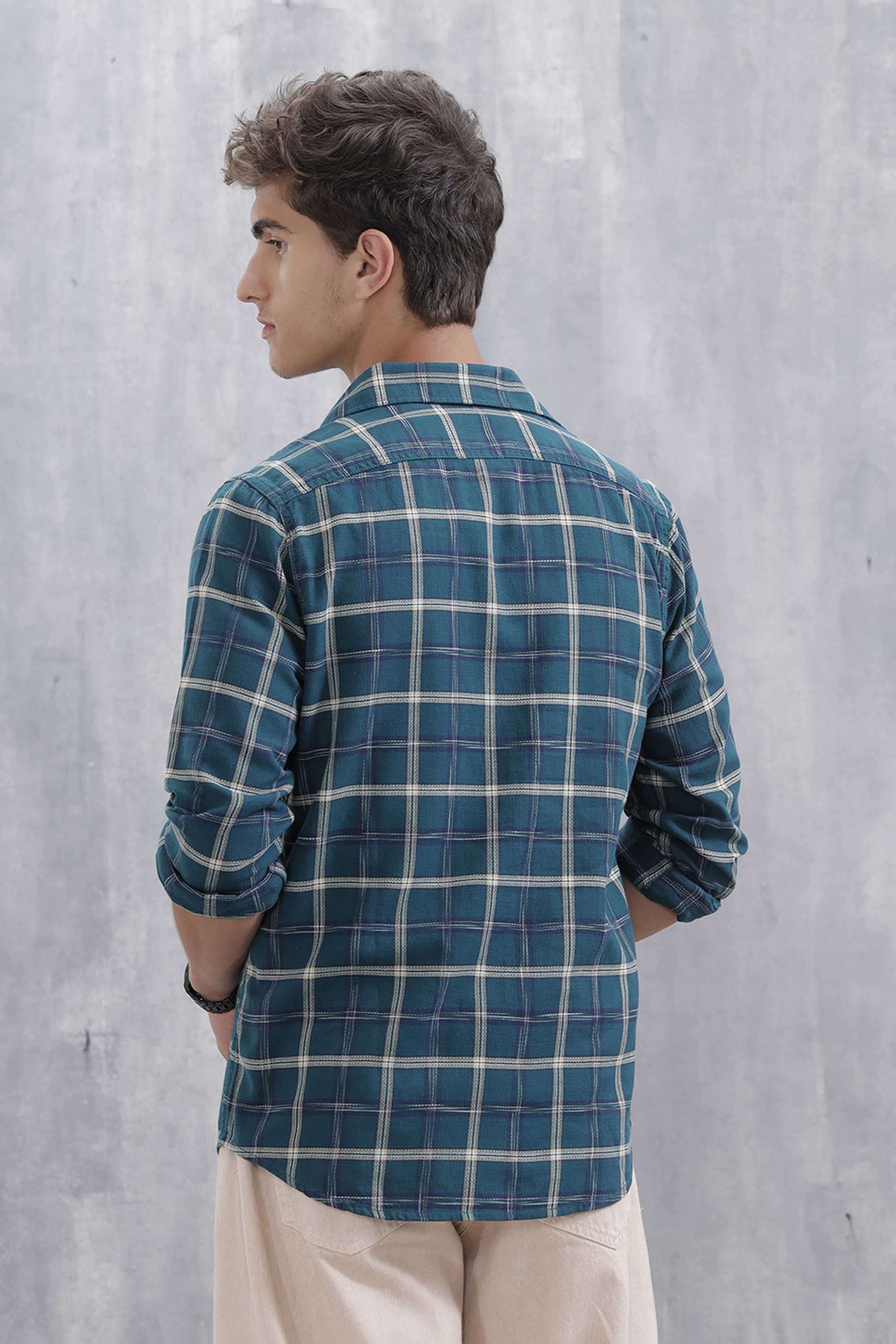 Checks-Cotton-Slim-Fit-Men-s-Casual-Wear-Shirt
