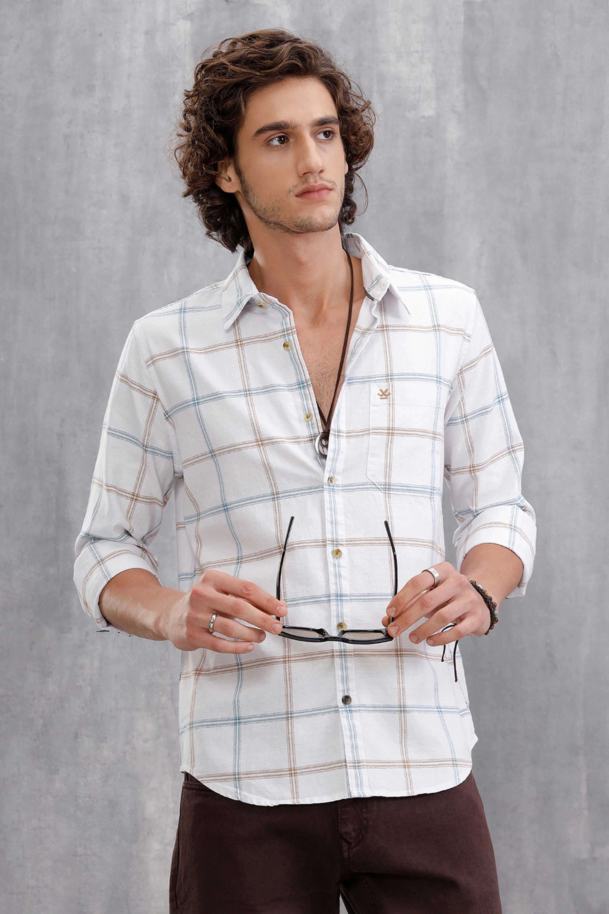 Checks-Cotton-Slim-Fit-Men-s-Casual-Wear-Shirt