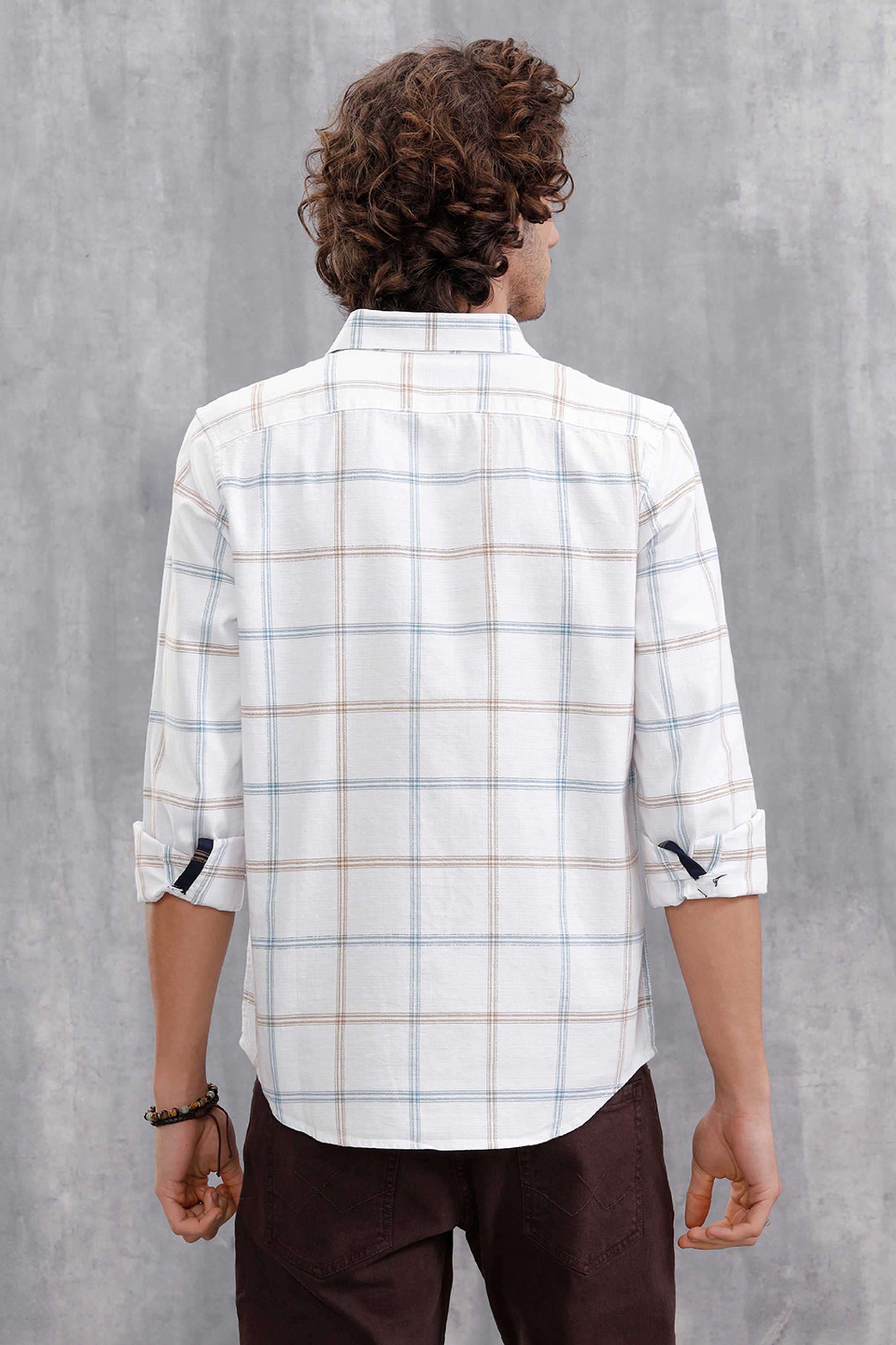 Checks-Cotton-Slim-Fit-Men-s-Casual-Wear-Shirt