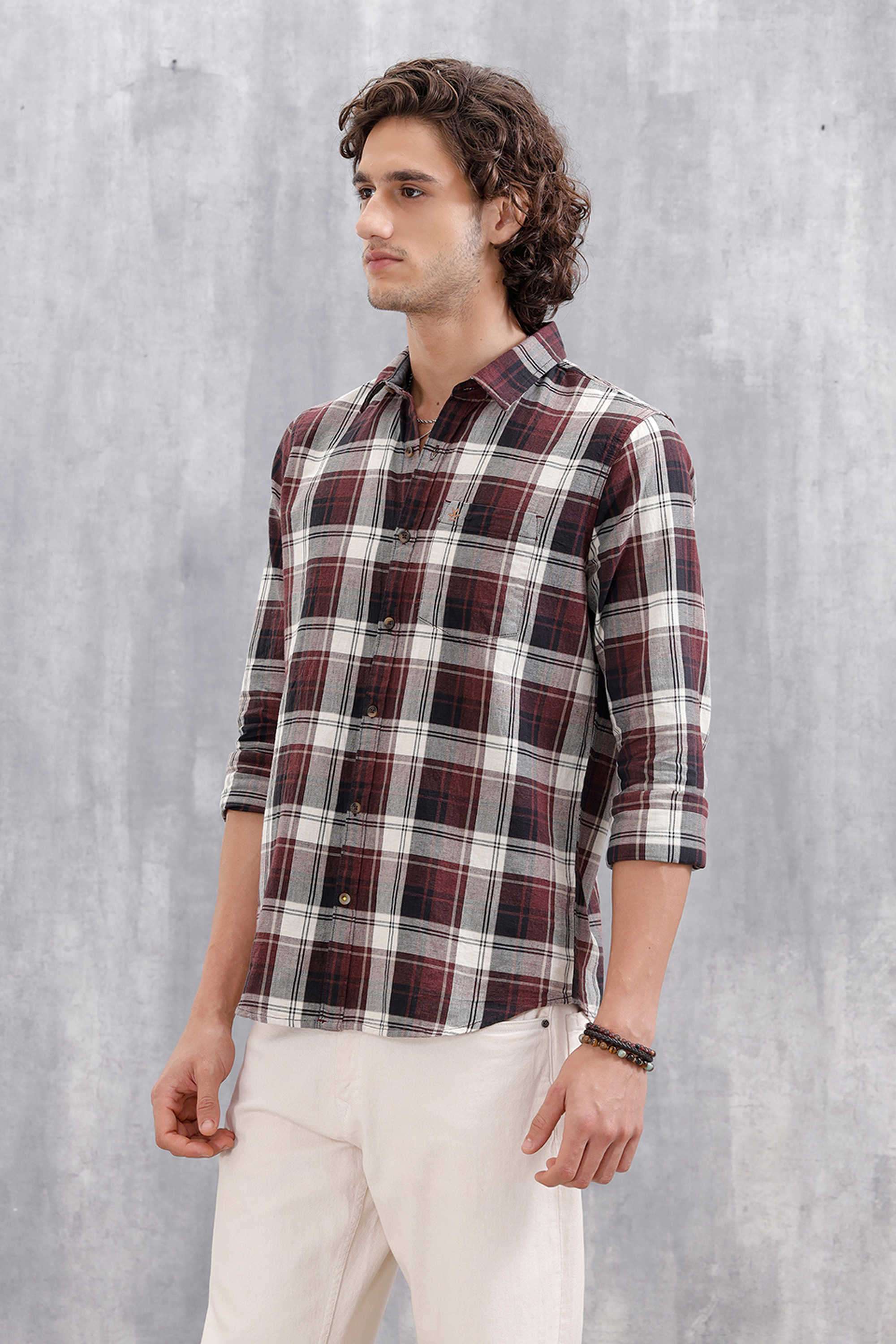 Checks-Cotton-Slim-Fit-Men-s-Casual-Shirt