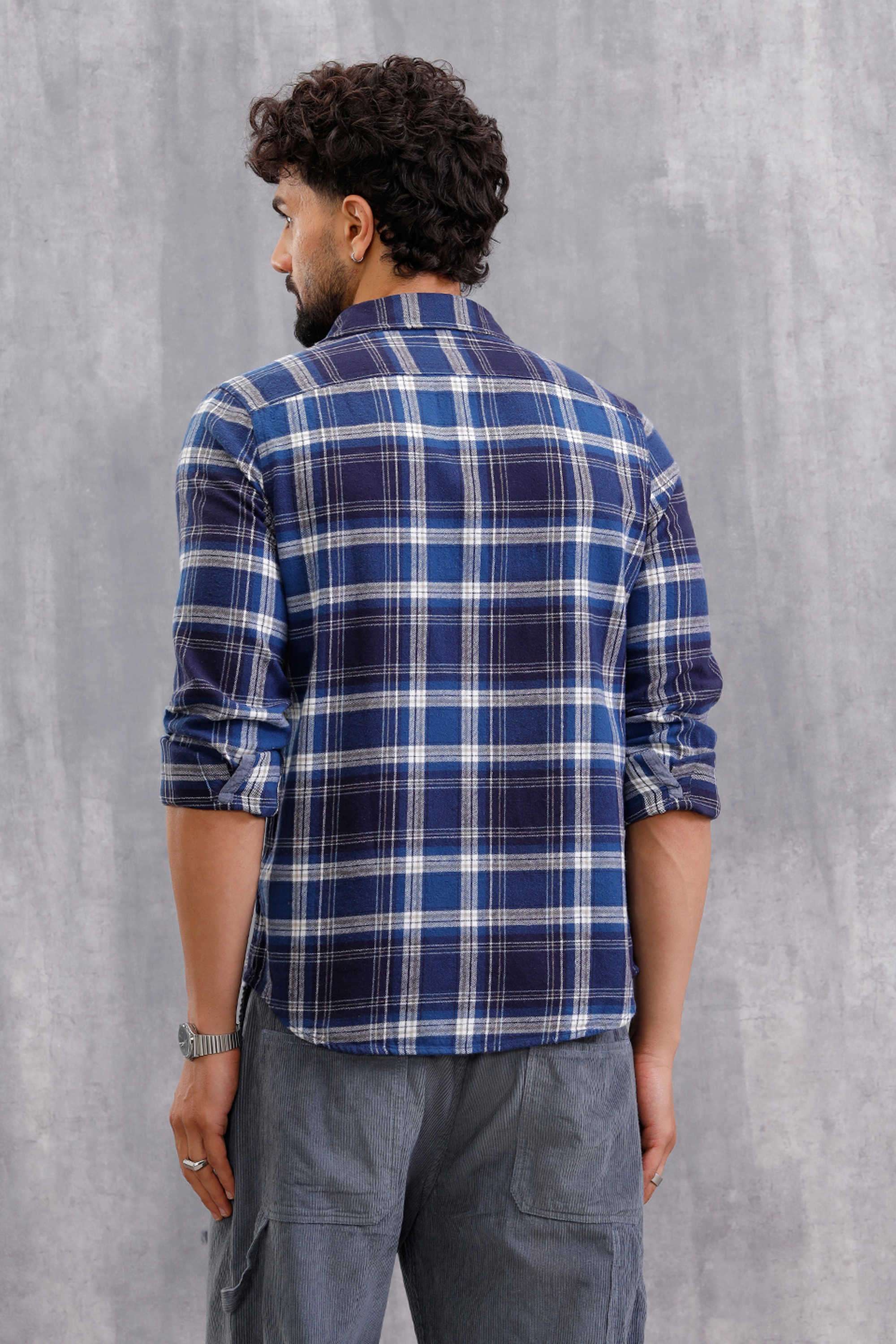 Checks-Cotton-Slim-Fit-Men-s-Casual-Wear-Shirt