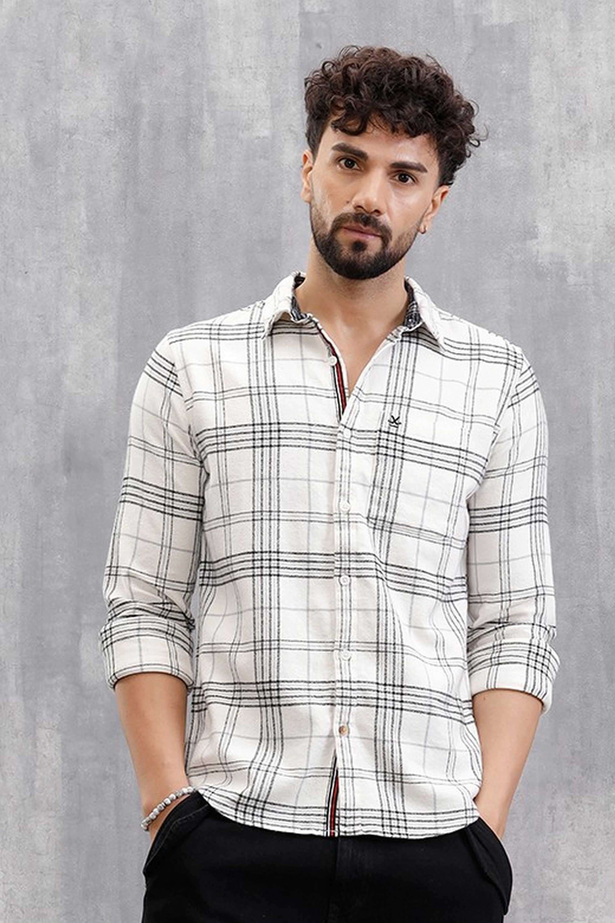 Checks-Cotton-Slim-Fit-Men-s-Casual-Wear-Shirt