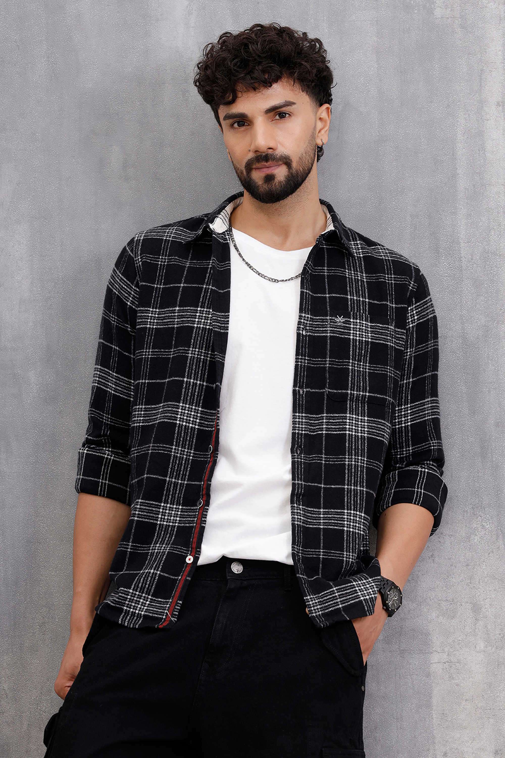 Checks-Cotton-Slim-Fit-Men-s-Casual-Wear-Shirt