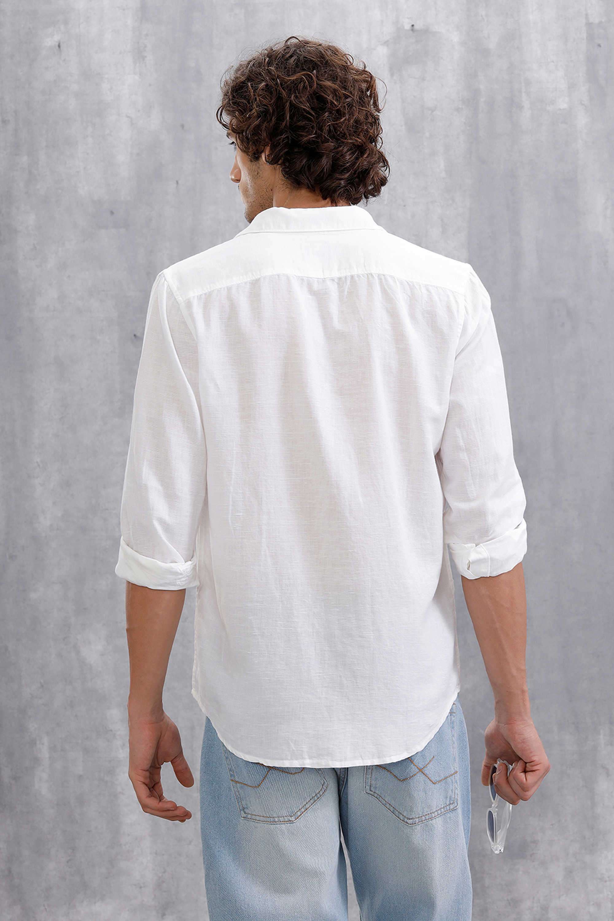 Solid-Cotton-Slim-Fit-Men-s-Casual-Wear-Shirt