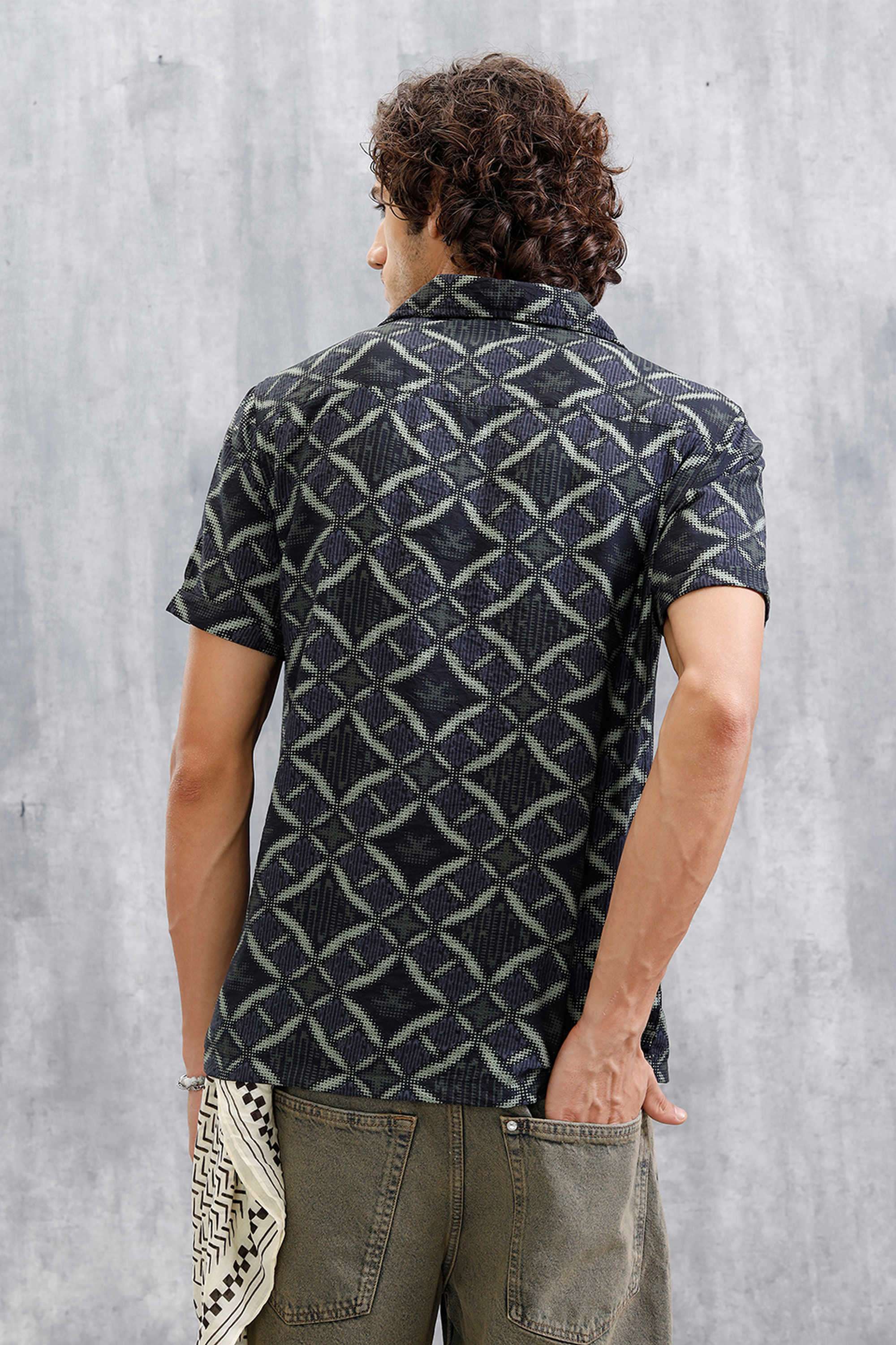 Printed-Nylon-Regular-Fit-Men-s-Casual-Wear-Shirt
