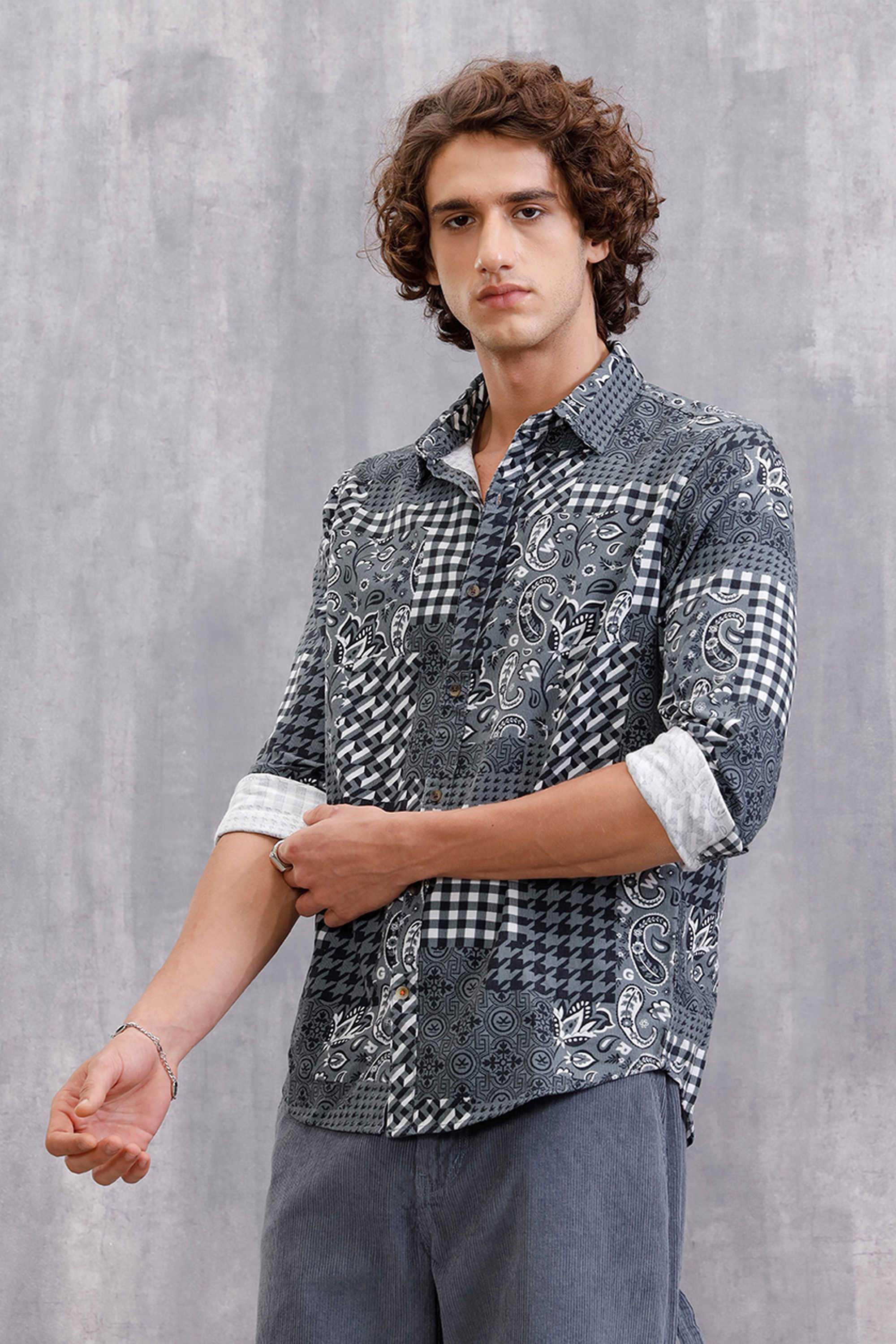 Printed-Cotton-Slim-Fit-Men-s-Casual-Wear-Shirt