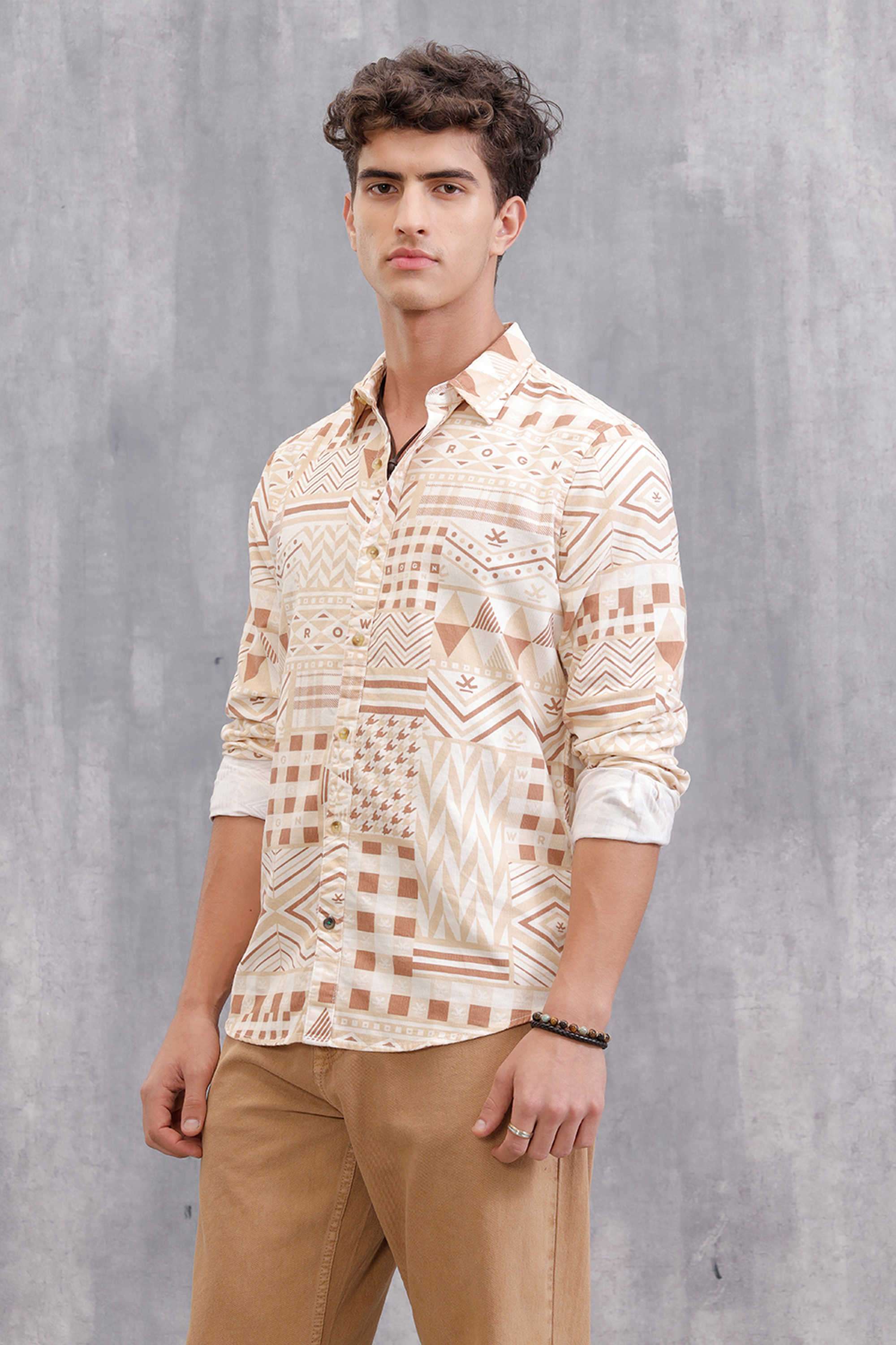 Printed-Cotton-Slim-Fit-Men-s-Casual-Wear-Shirt