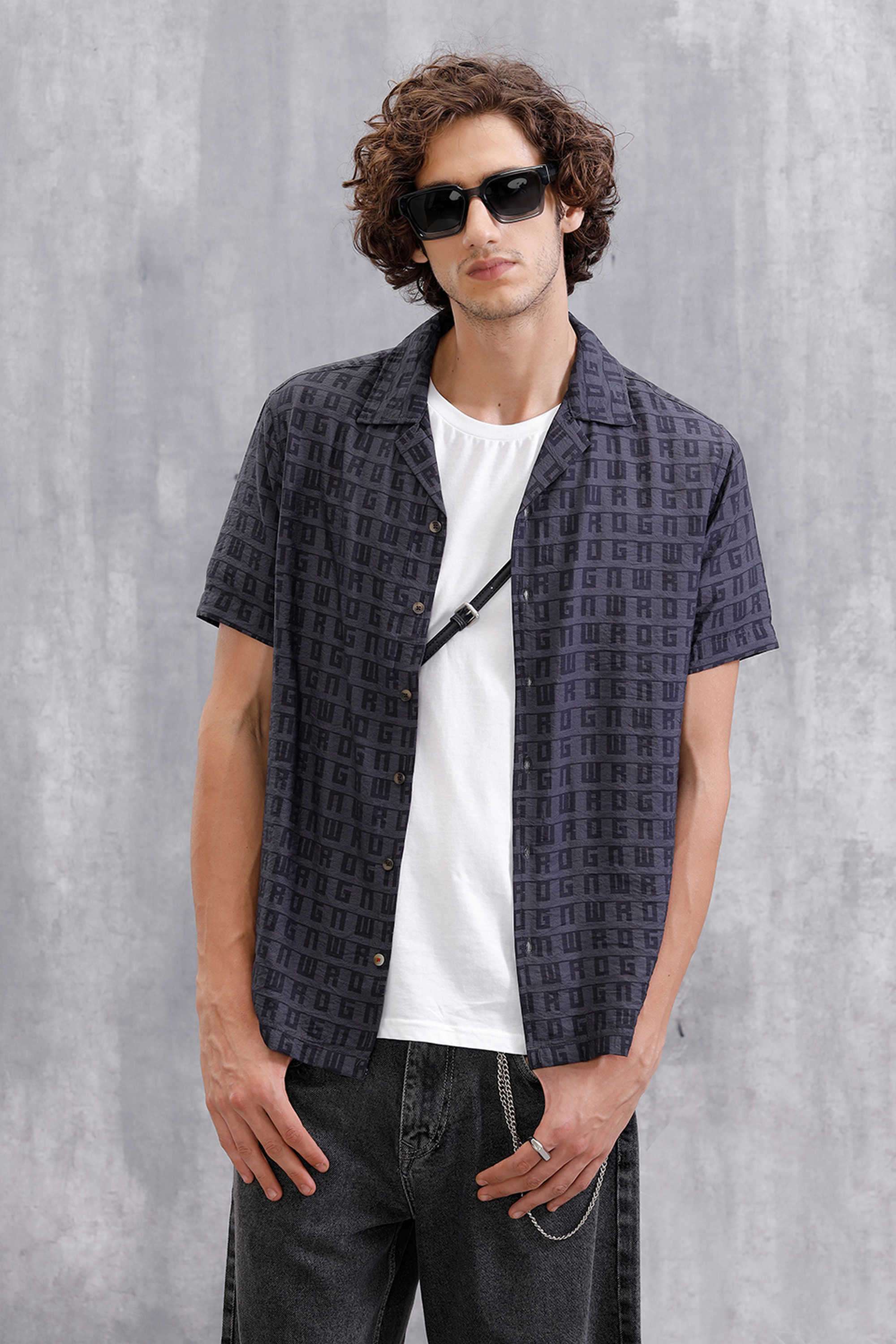 Printed-Nylon-Regular-Fit-Men-s-Casual-Wear-Shirt