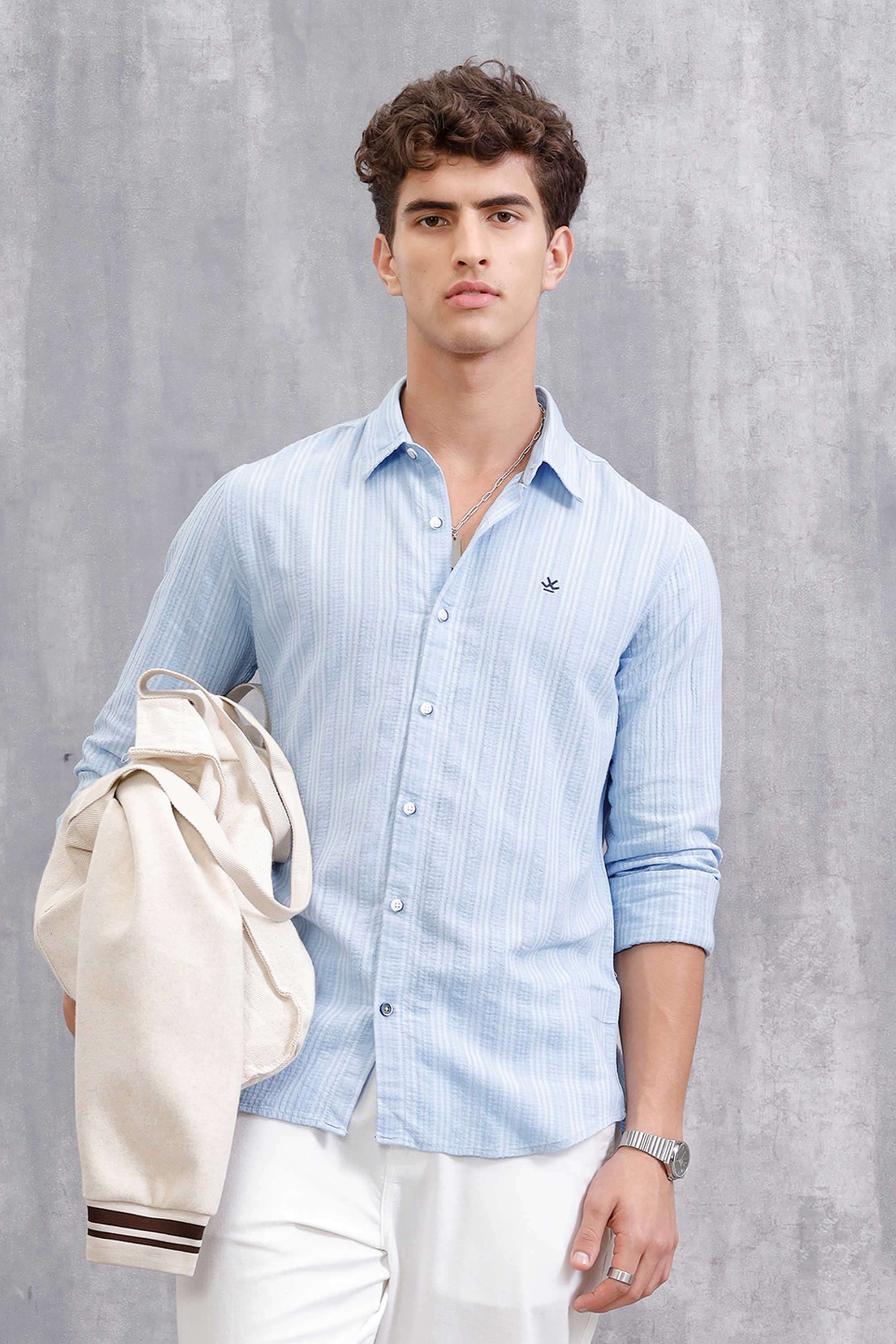 Stripes-Cotton-Slim-Fit-Men-s-Casual-Wear-Shirt