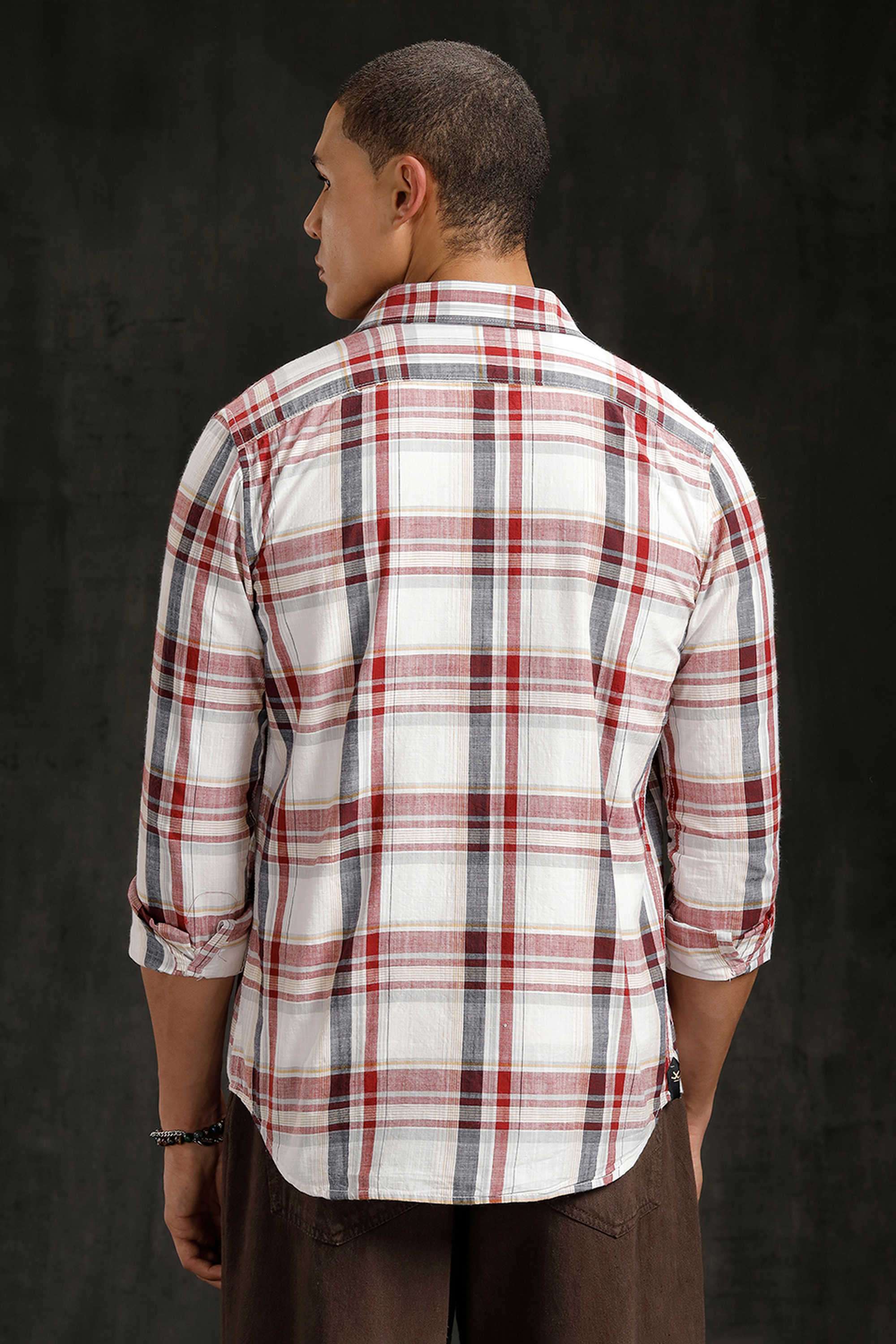 Checks-Cotton-Slim-Fit-Men-s-Casual-Wear-Shirt