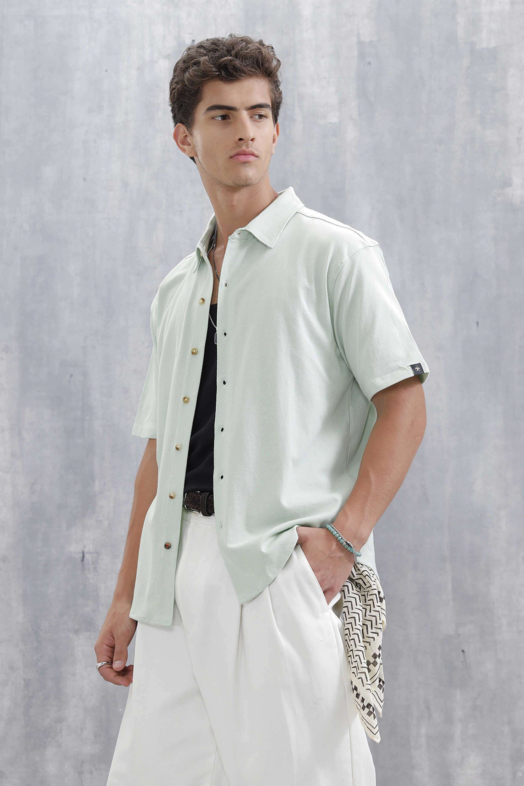 Solid-Cotton-Slim-Fit-Men-s-Casual-Shirt