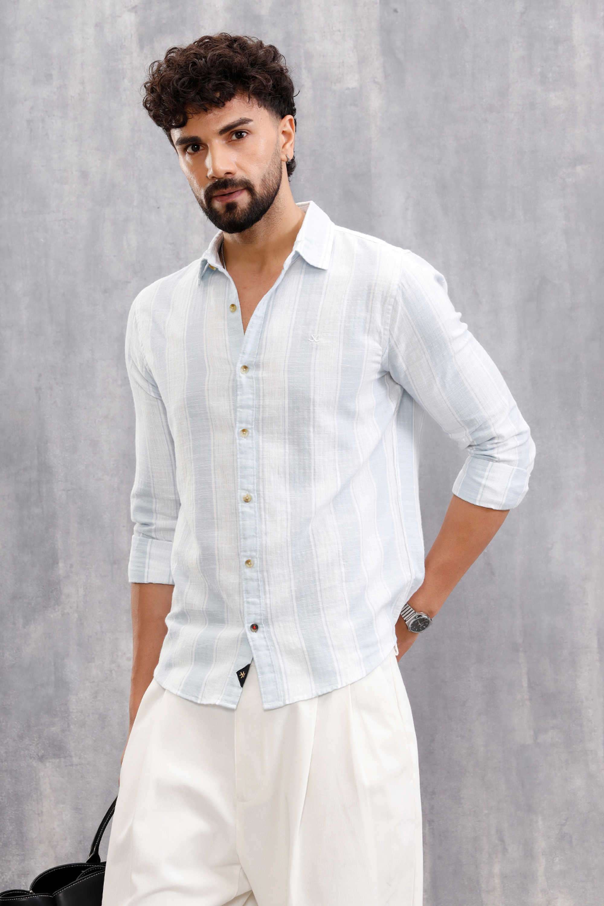 Stripes-Cotton-Slim-Fit-Men-s-Casual-Wear-Shirt