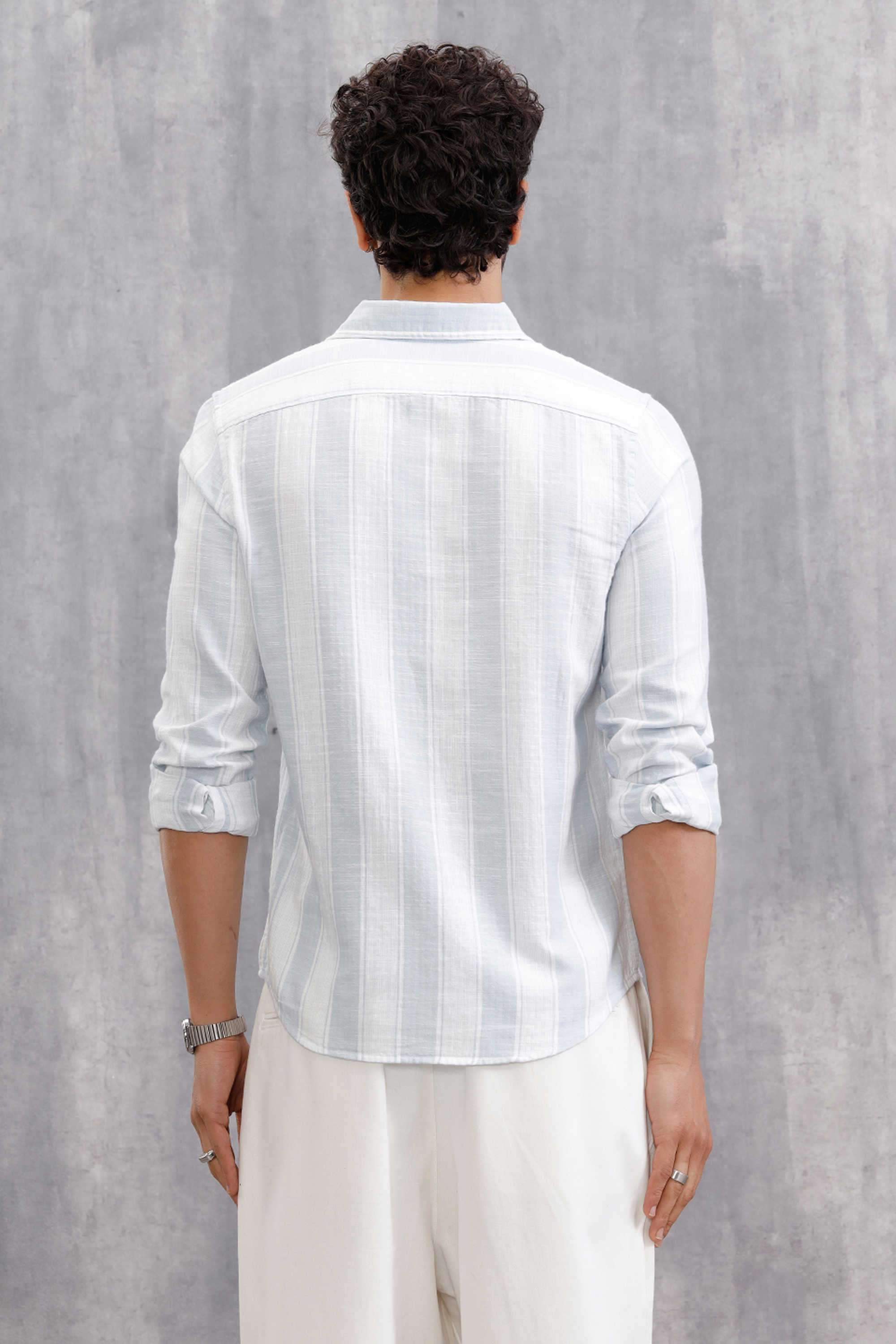 Stripes-Cotton-Slim-Fit-Men-s-Casual-Wear-Shirt