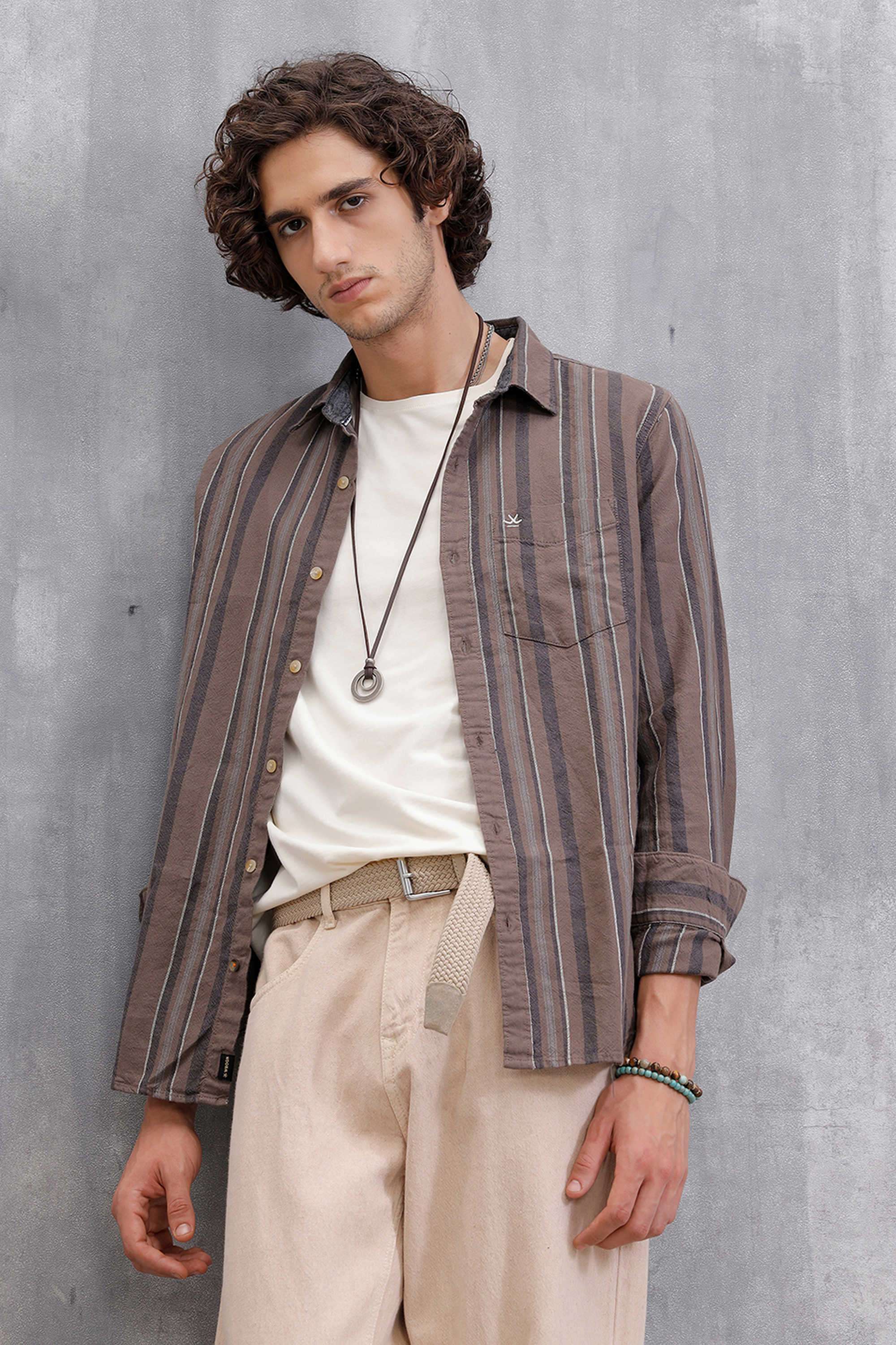 Stripes-Cotton-Slim-Fit-Men-s-Casual-Wear-Shirt