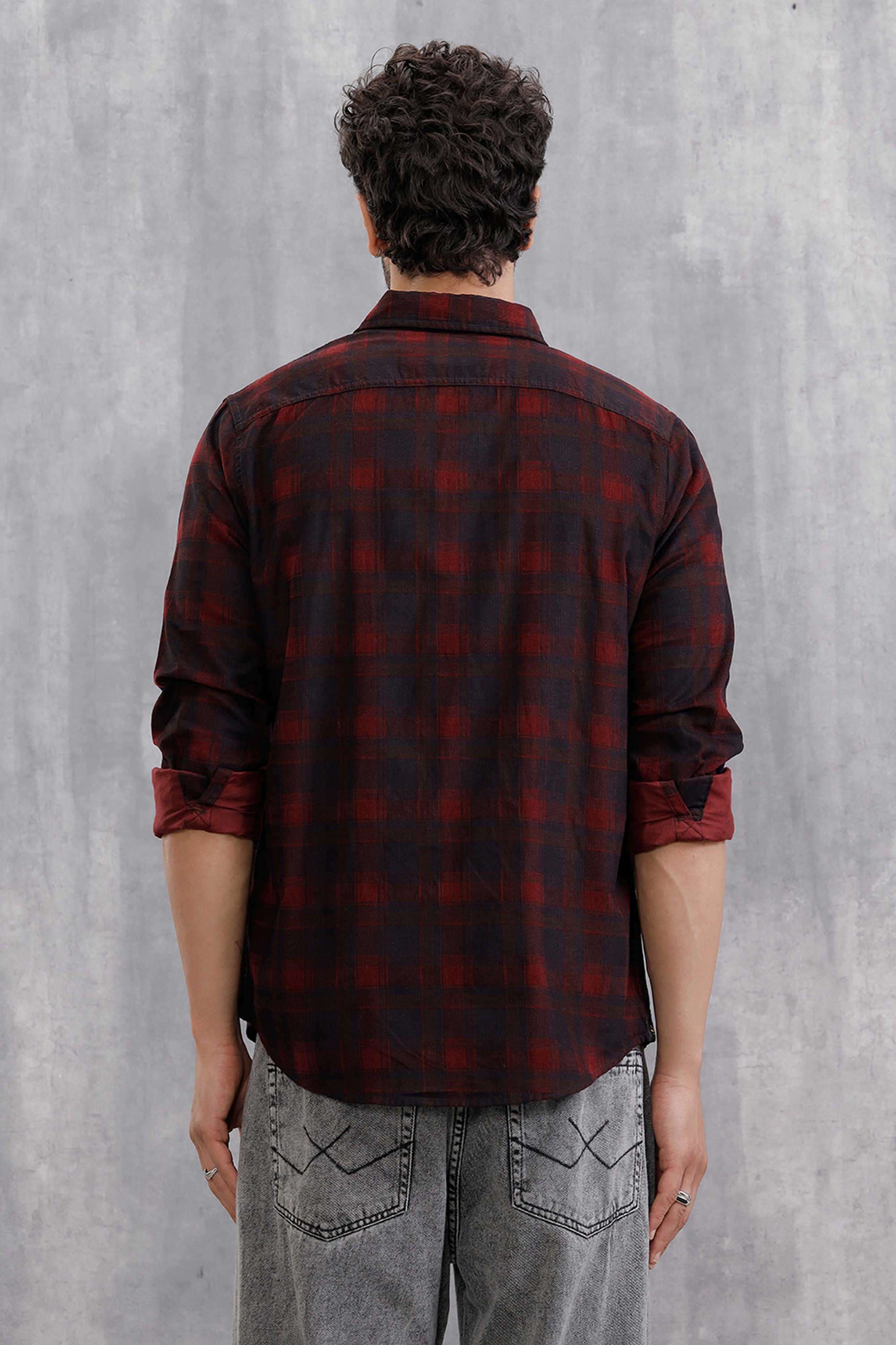 Checks-Cotton-Slim-Fit-Men-s-Casual-Wear-Shirt