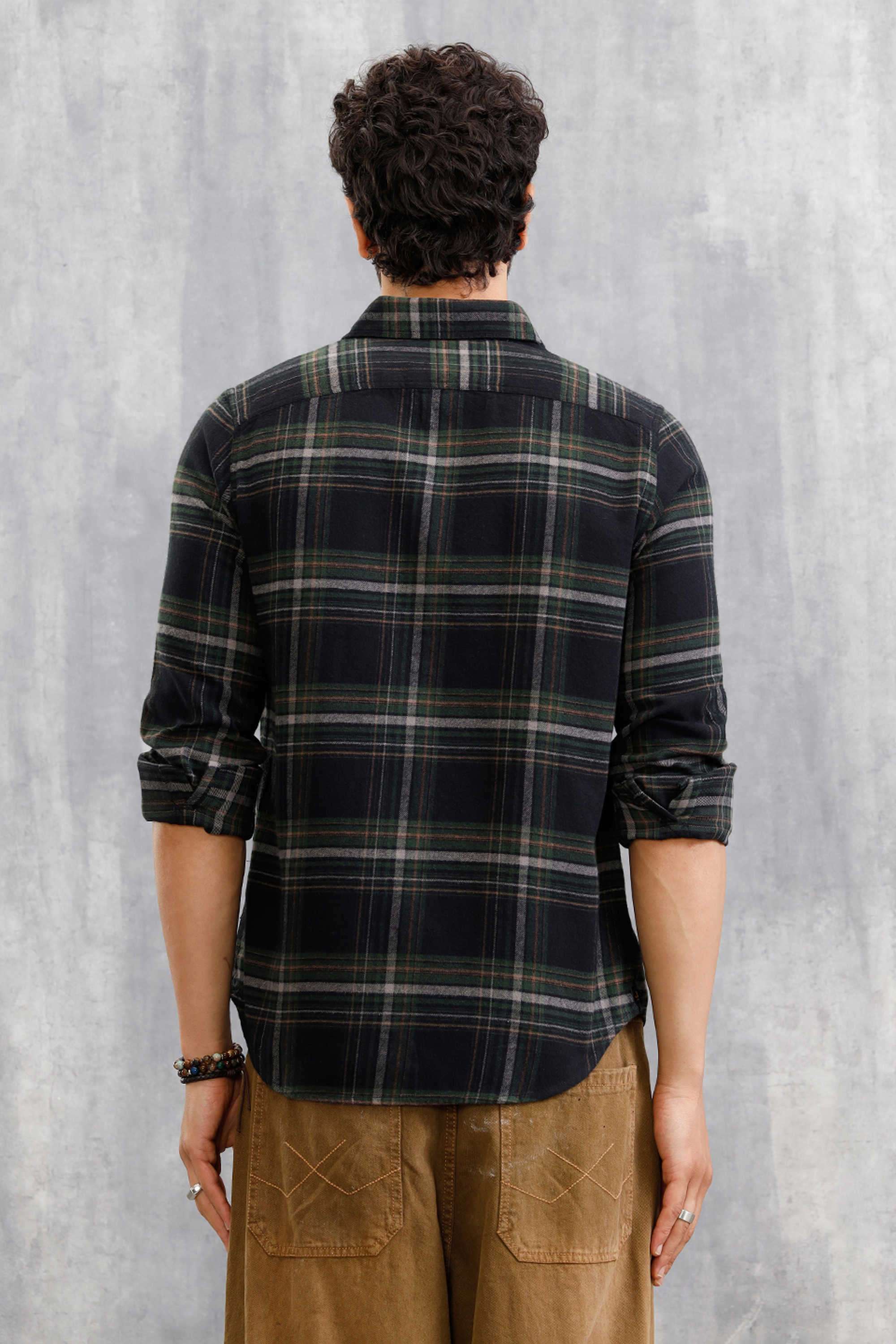 Checks-Cotton-Slim-Fit-Men-s-Casual-Wear-Shirt