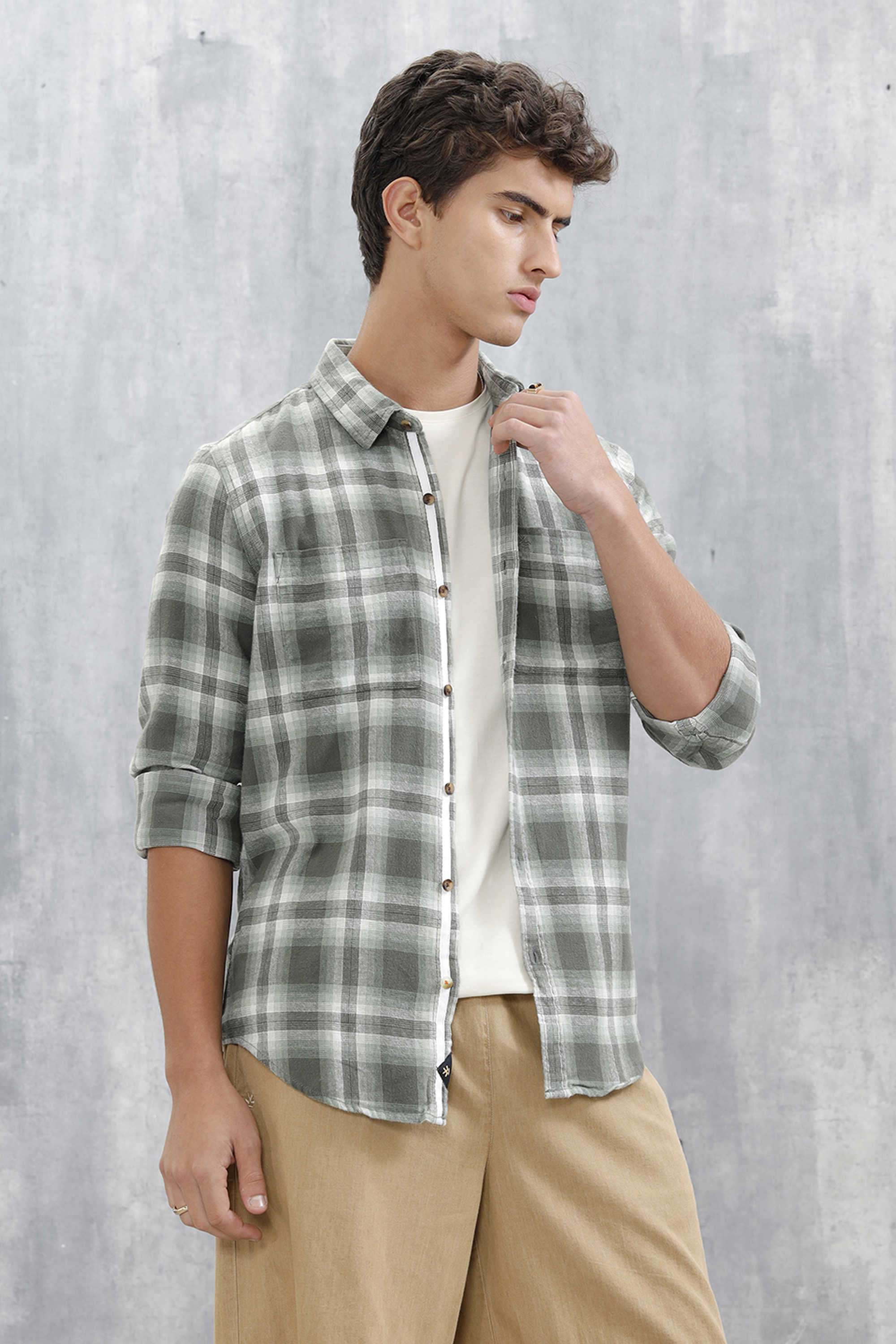 Checks-Cotton-Slim-Fit-Men-s-Casual-Shirt