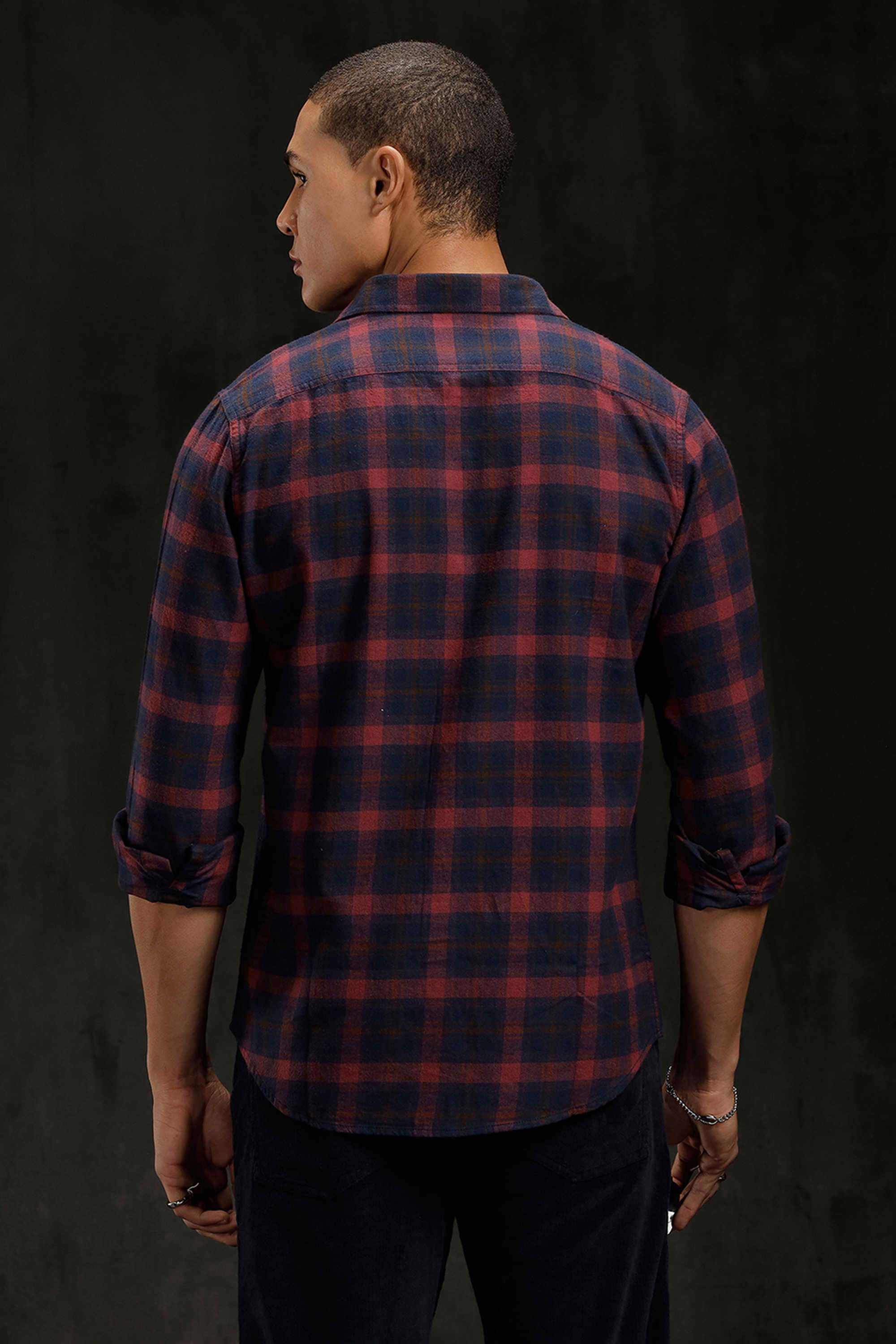 Checks-Cotton-Slim-Fit-Men-s-Casual-Wear-Shirt