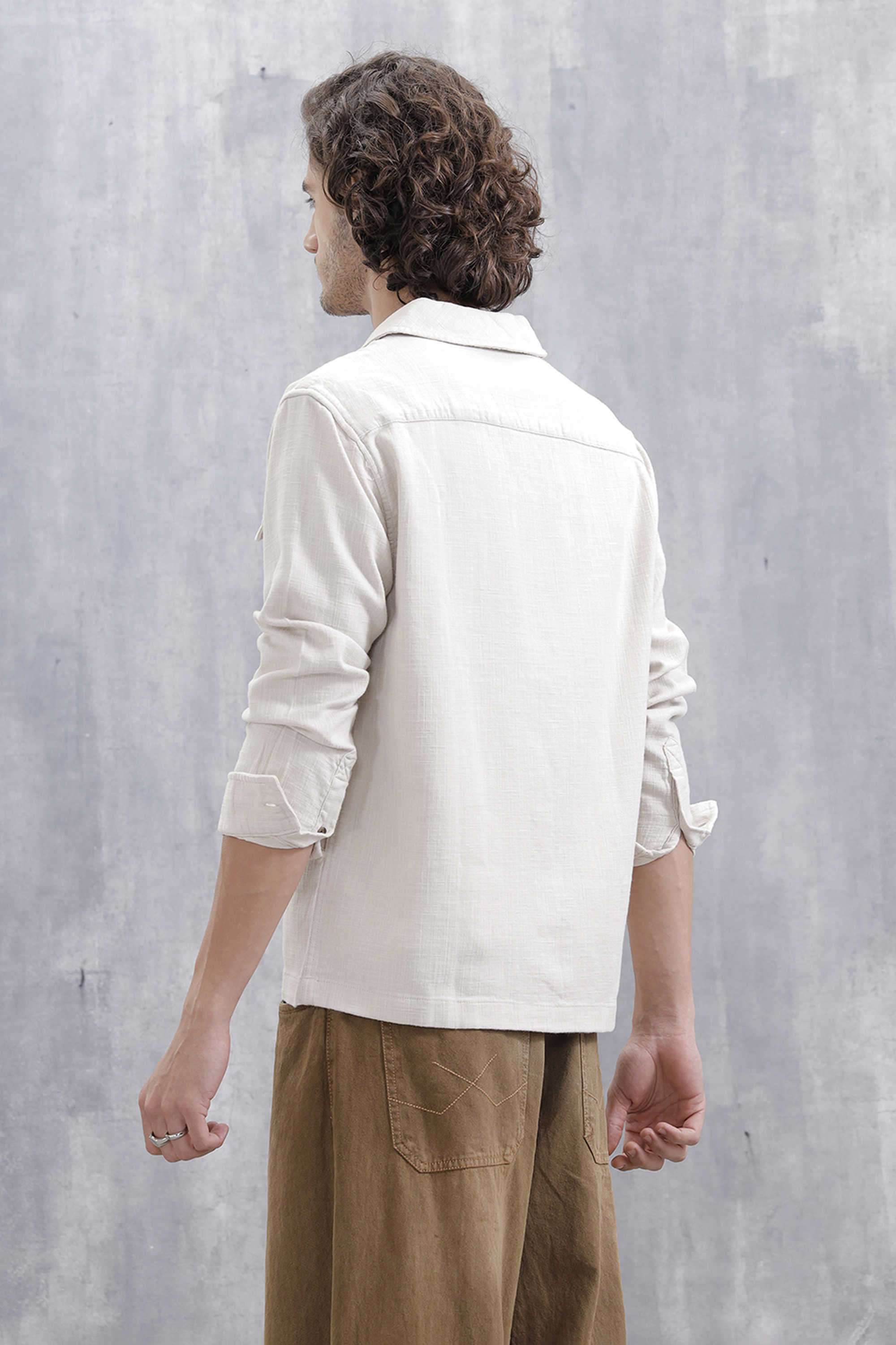 Solid-Cotton-Regular-Fit-Men-s-Casual-Shirt