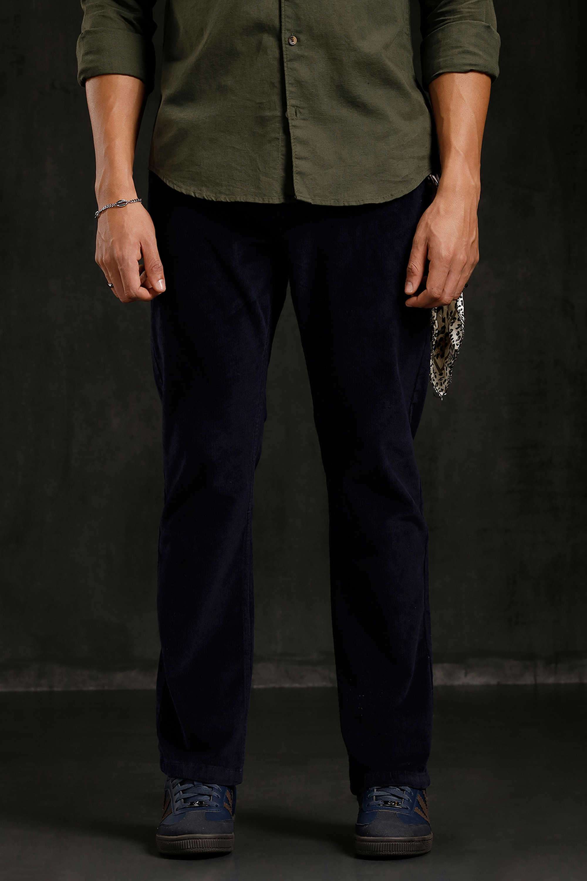 Solid-Cotton-Straight-Fit-Men-s-Casual-Wear-Trousers