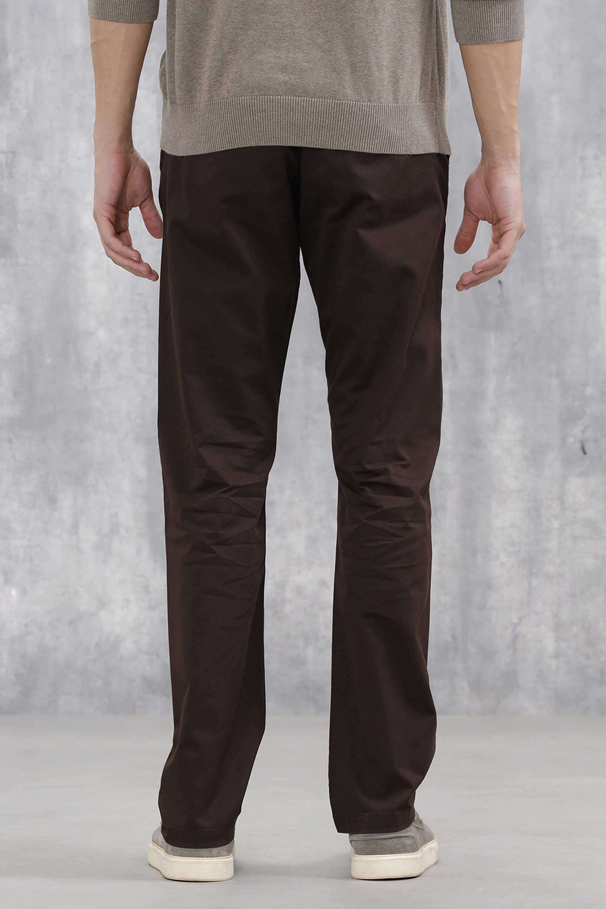 Solid-Cotton-Slim-Fit-Men-s-Casual-Trousers
