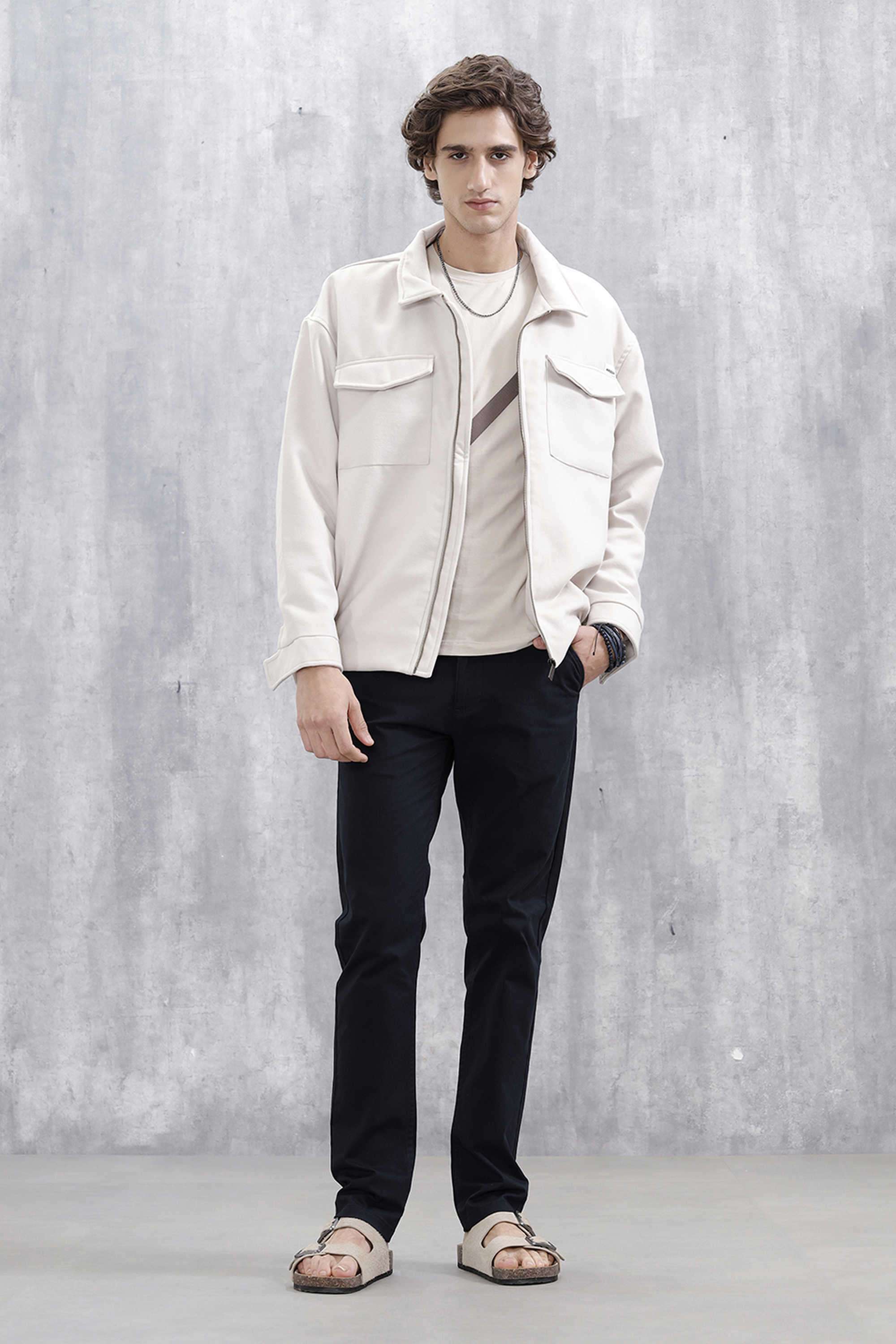 Solid-Cotton-Slim-Fit-Men-s-Casual-Trousers