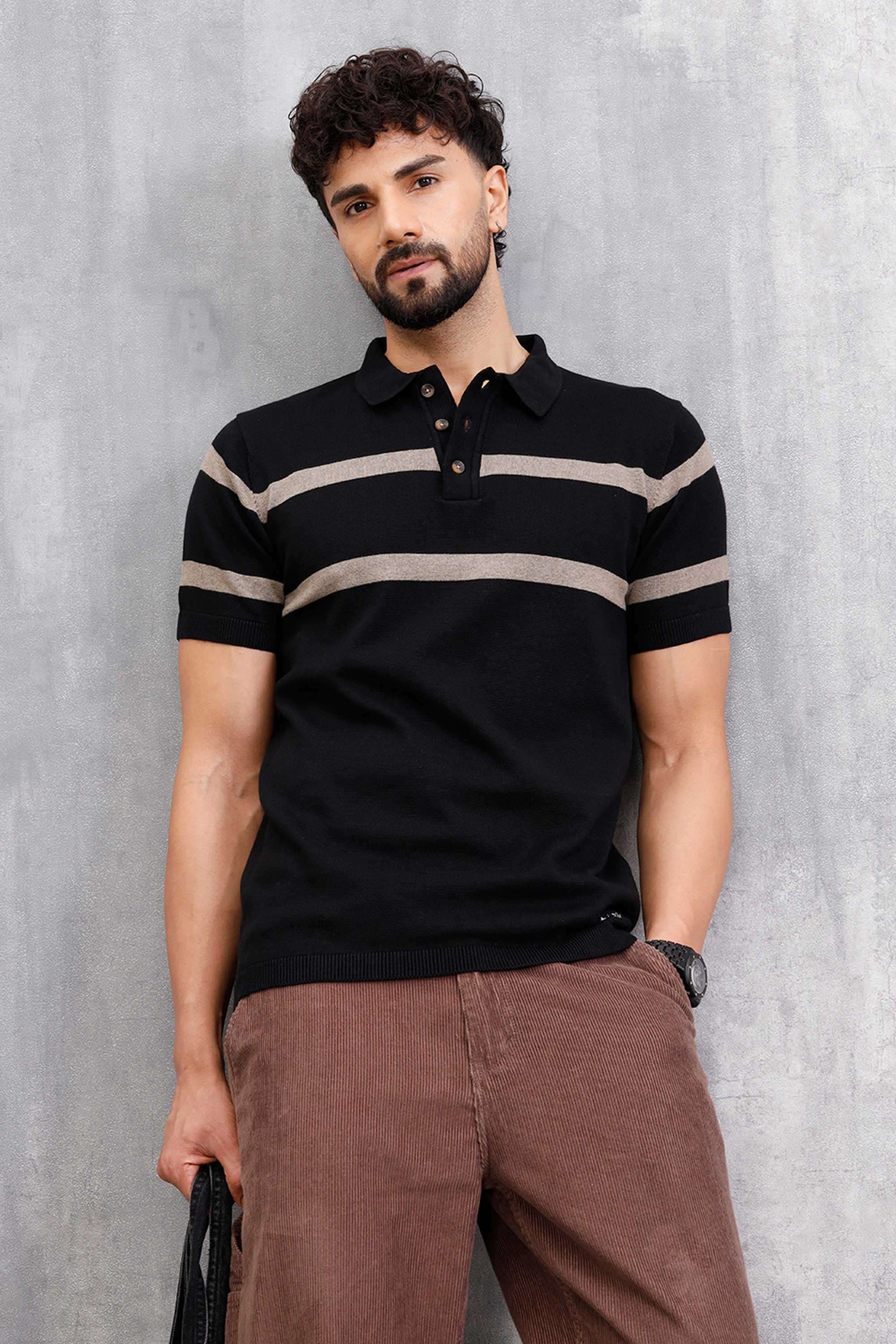 Stripes-Cotton-Polo-Men-s-T-Shirt