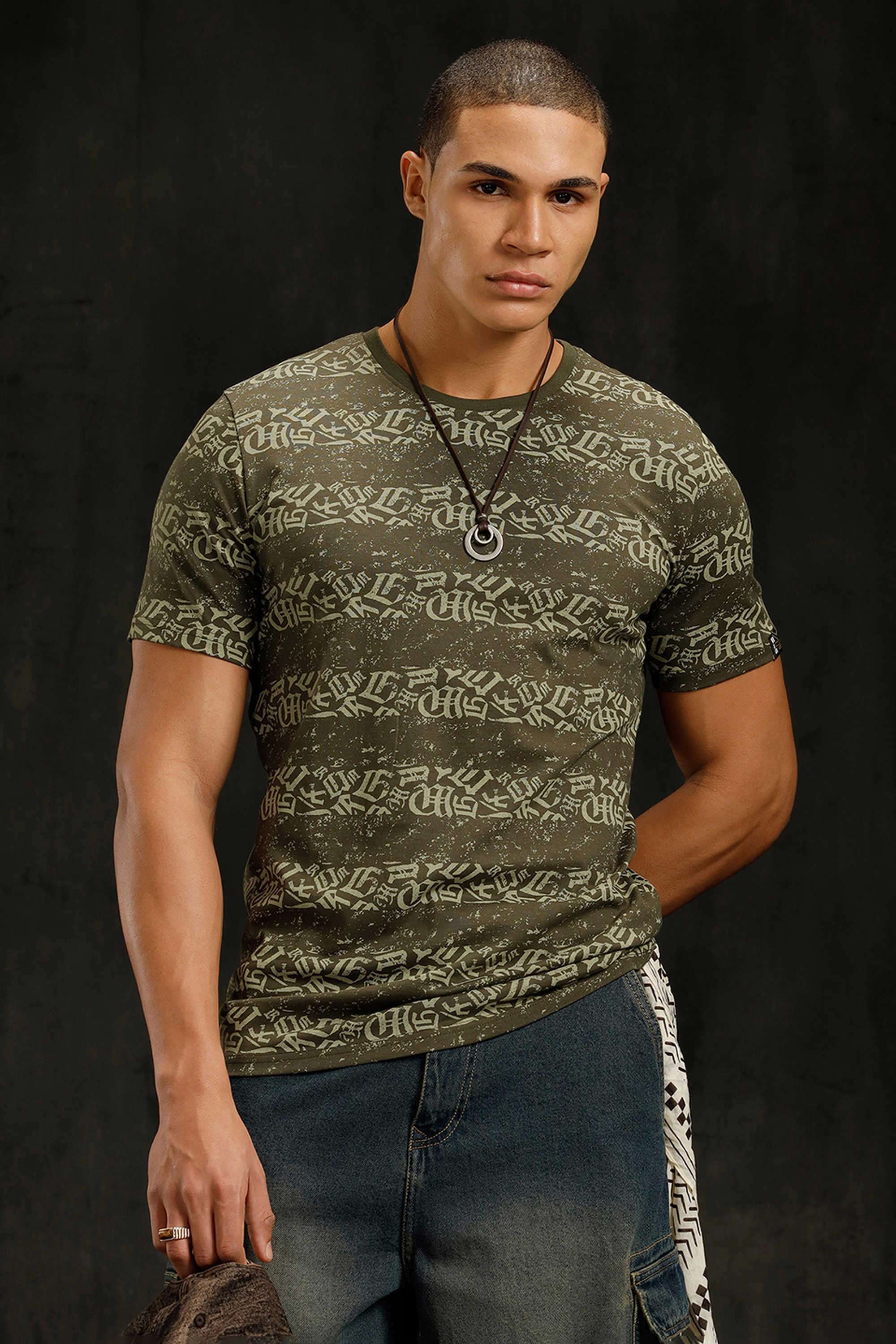 Solid-Cotton-Round-Neck-Men-s-T-Shirt