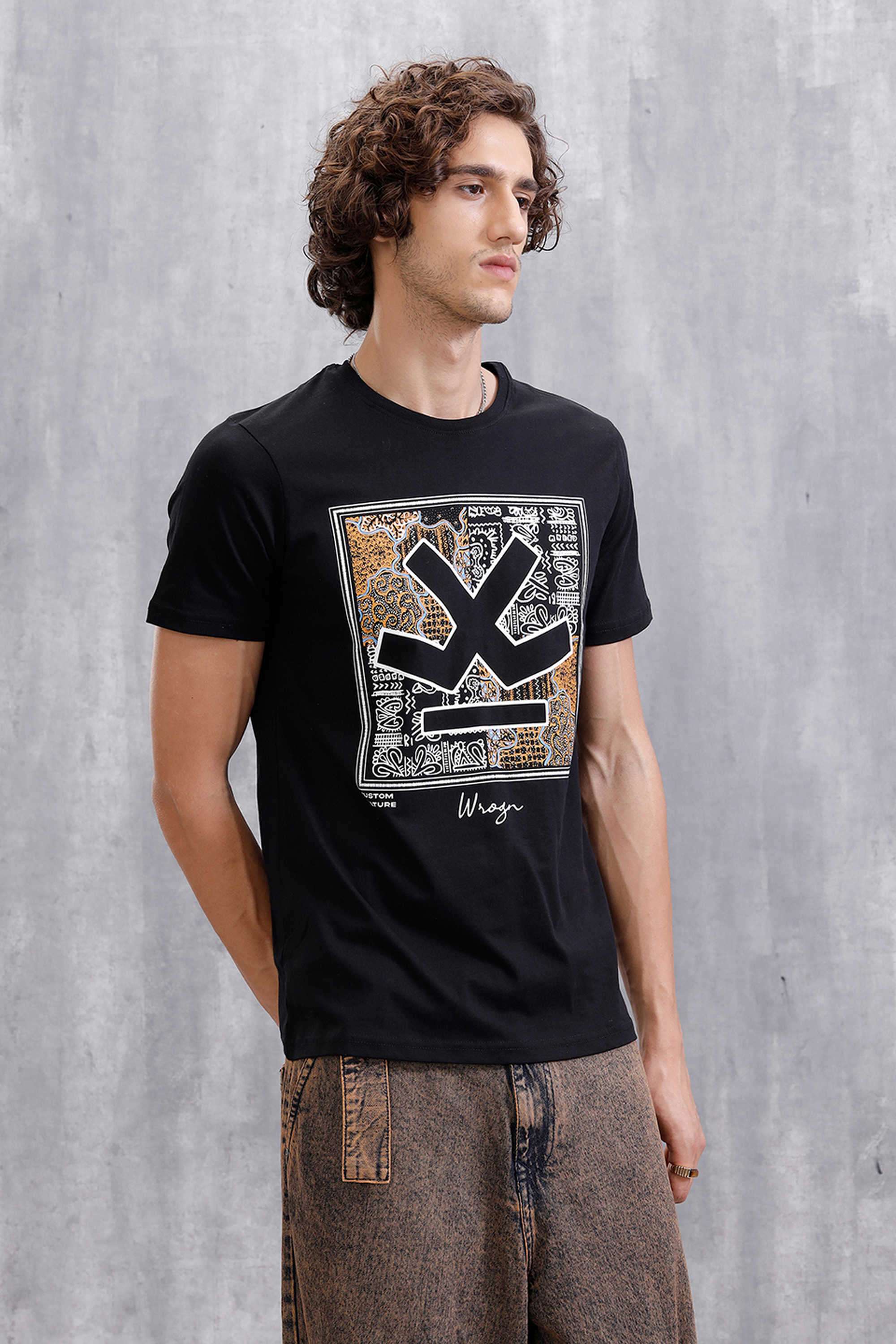 Solid-Cotton-Round-Neck-Men-s-T-Shirt