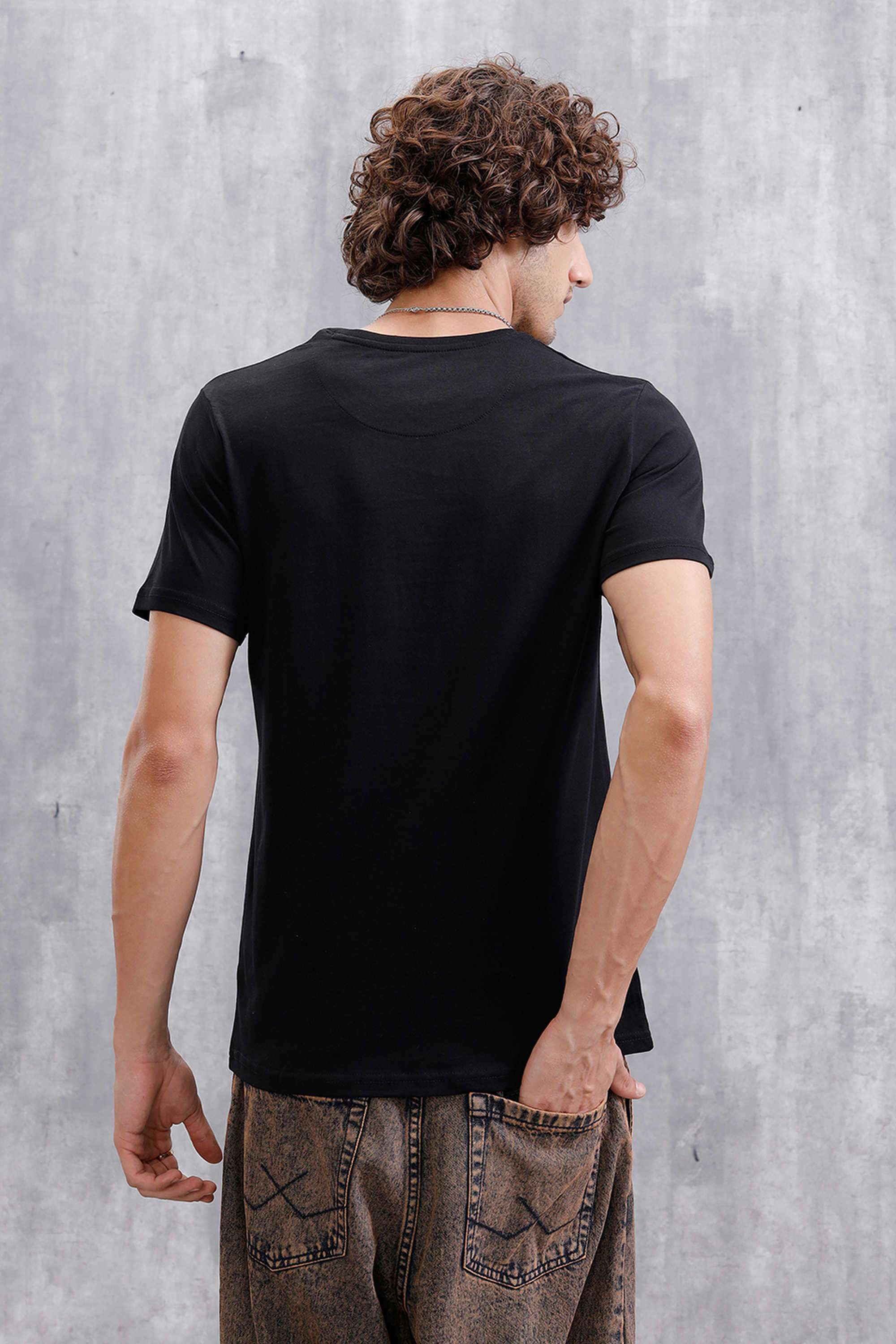 Solid-Cotton-Round-Neck-Men-s-T-Shirt