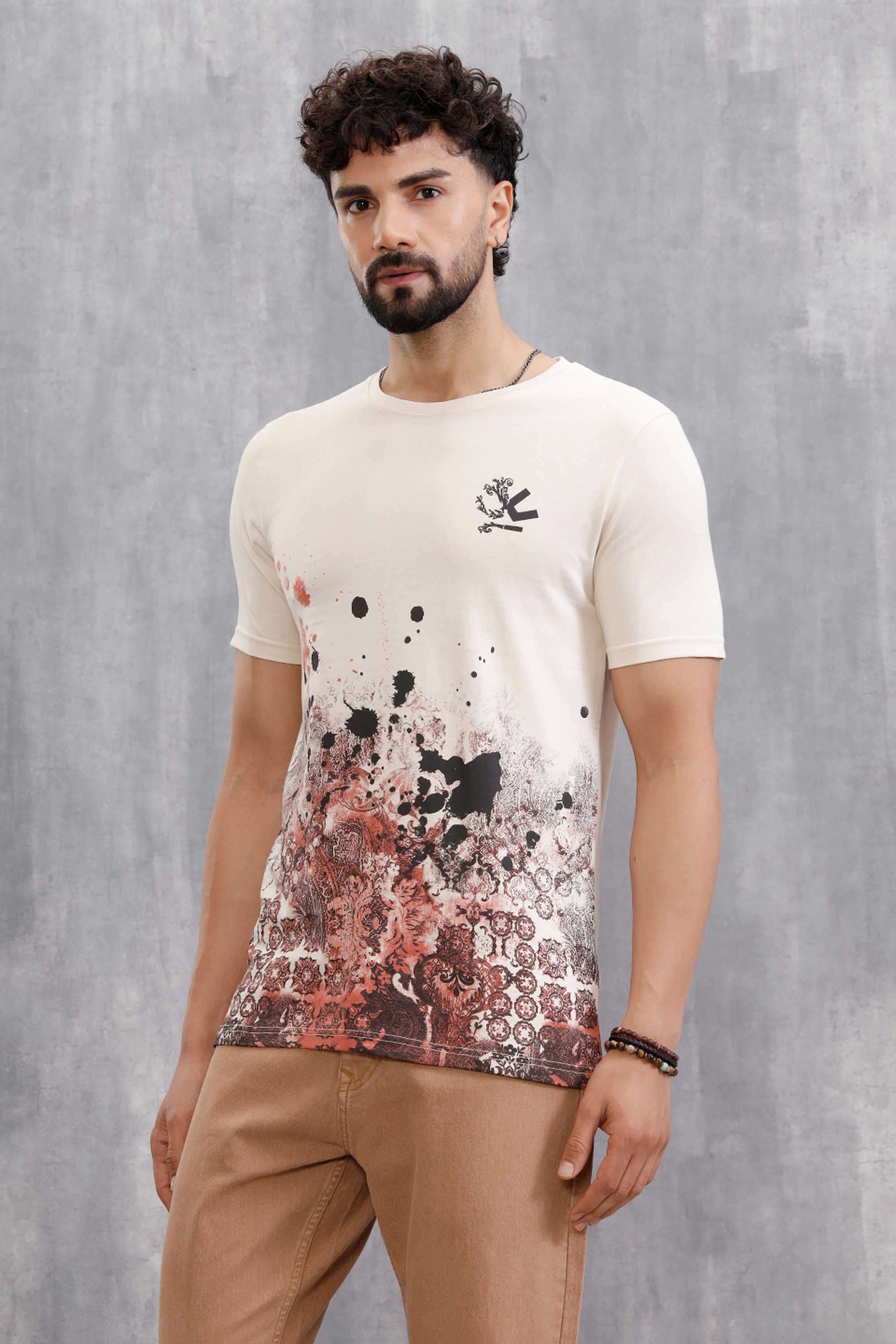 Solid-Cotton-Round-Neck-Men-s-T-Shirt