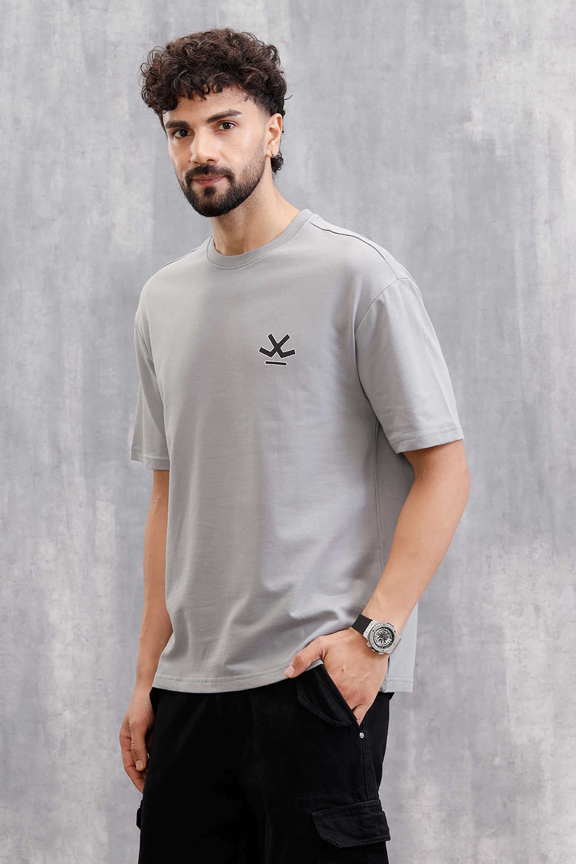 Solid-Cotton-Round-Neck-Men-s-T-Shirt