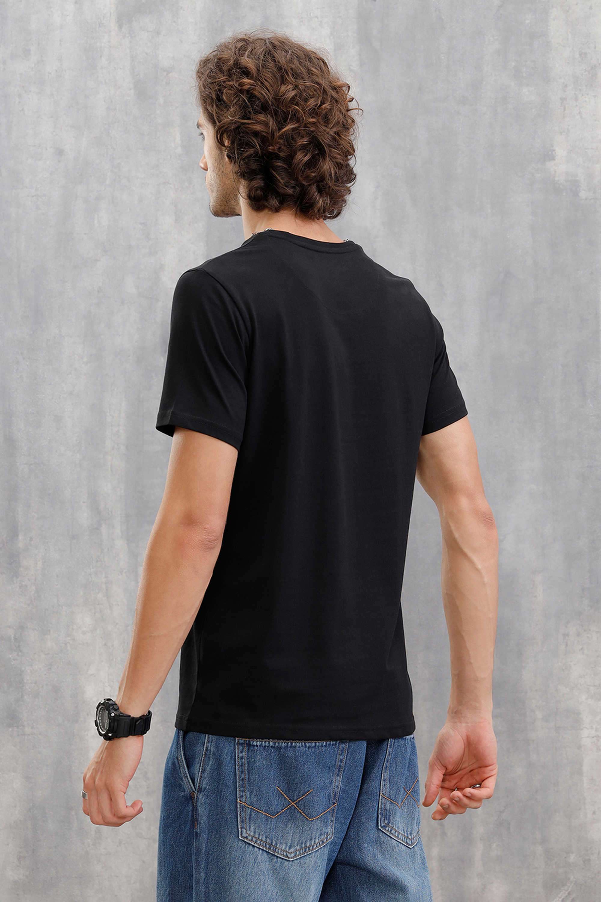 Solid-Cotton-Round-Neck-Men-s-T-Shirt