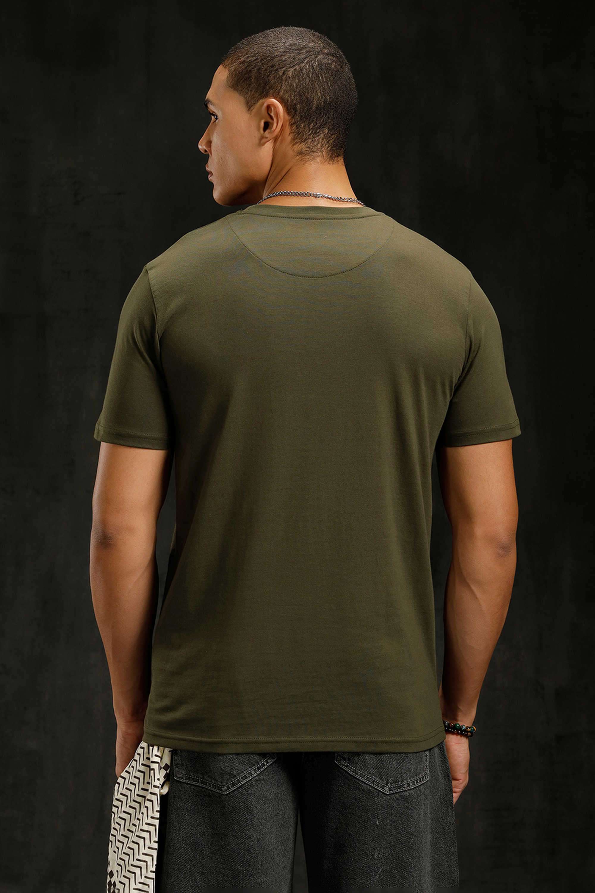 Solid-Cotton-Round-Neck-Men-s-T-Shirt