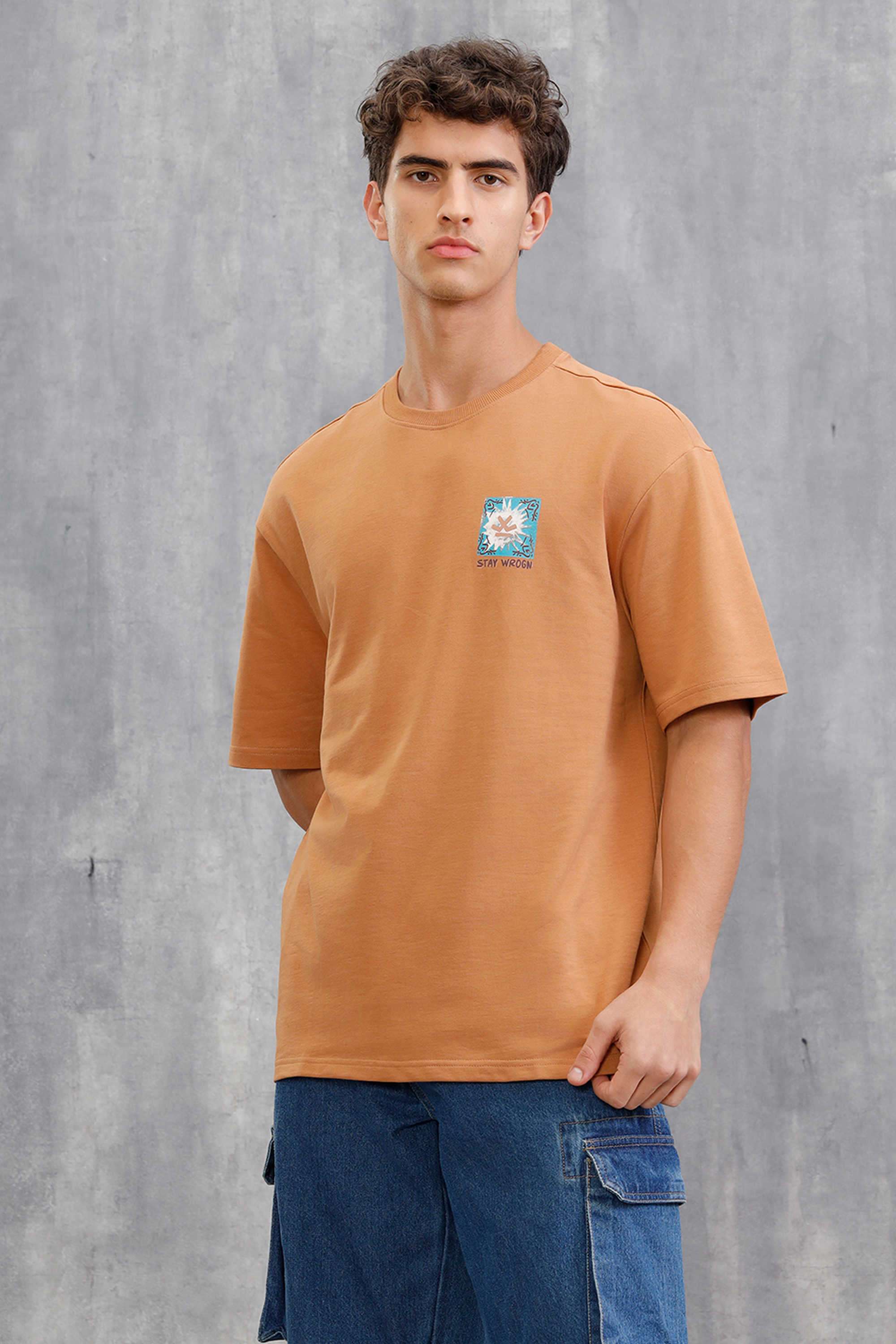 Solid-Cotton-Round-Neck-Men-s-T-Shirt