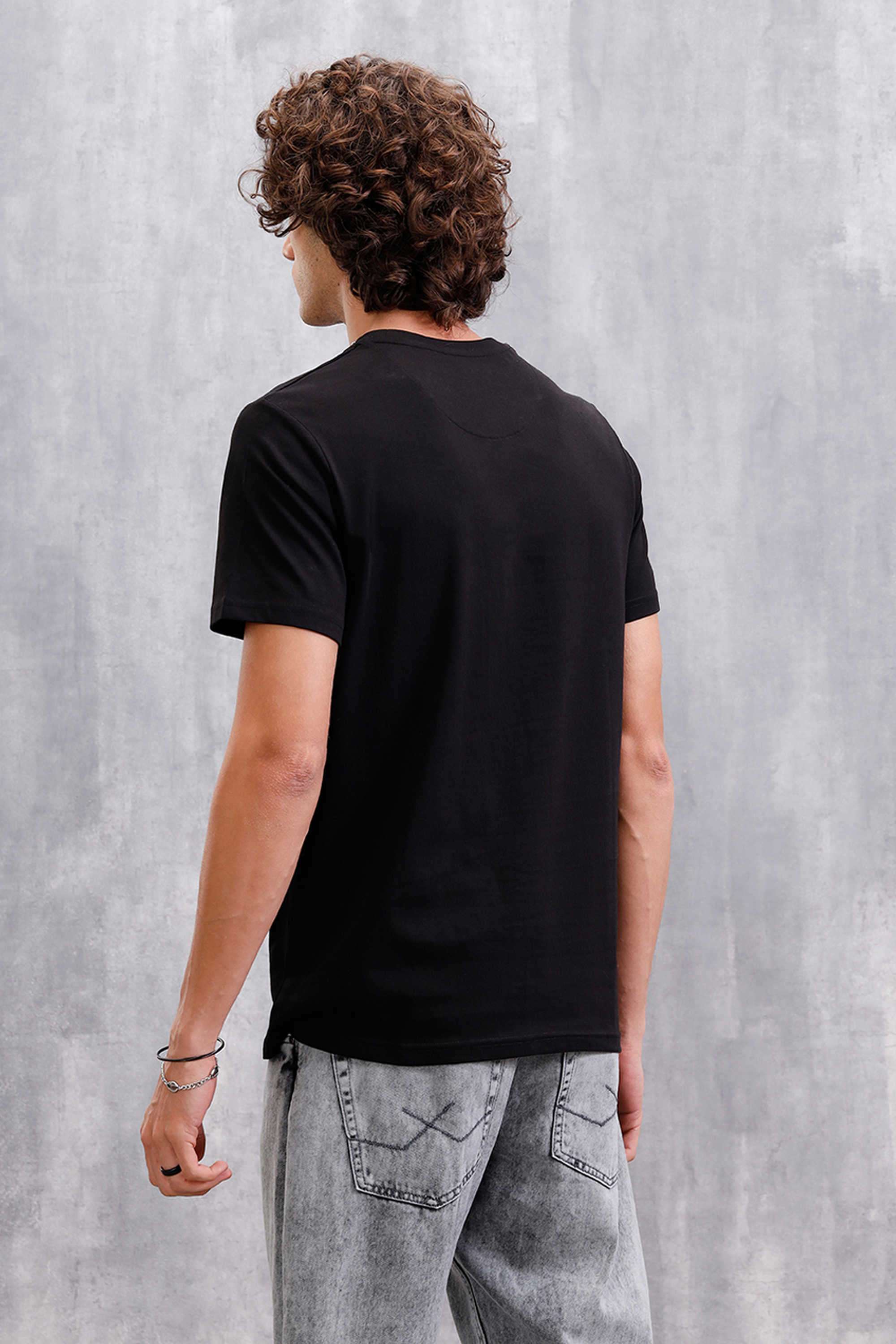 Solid-Cotton-Round-Neck-Men-s-T-Shirt
