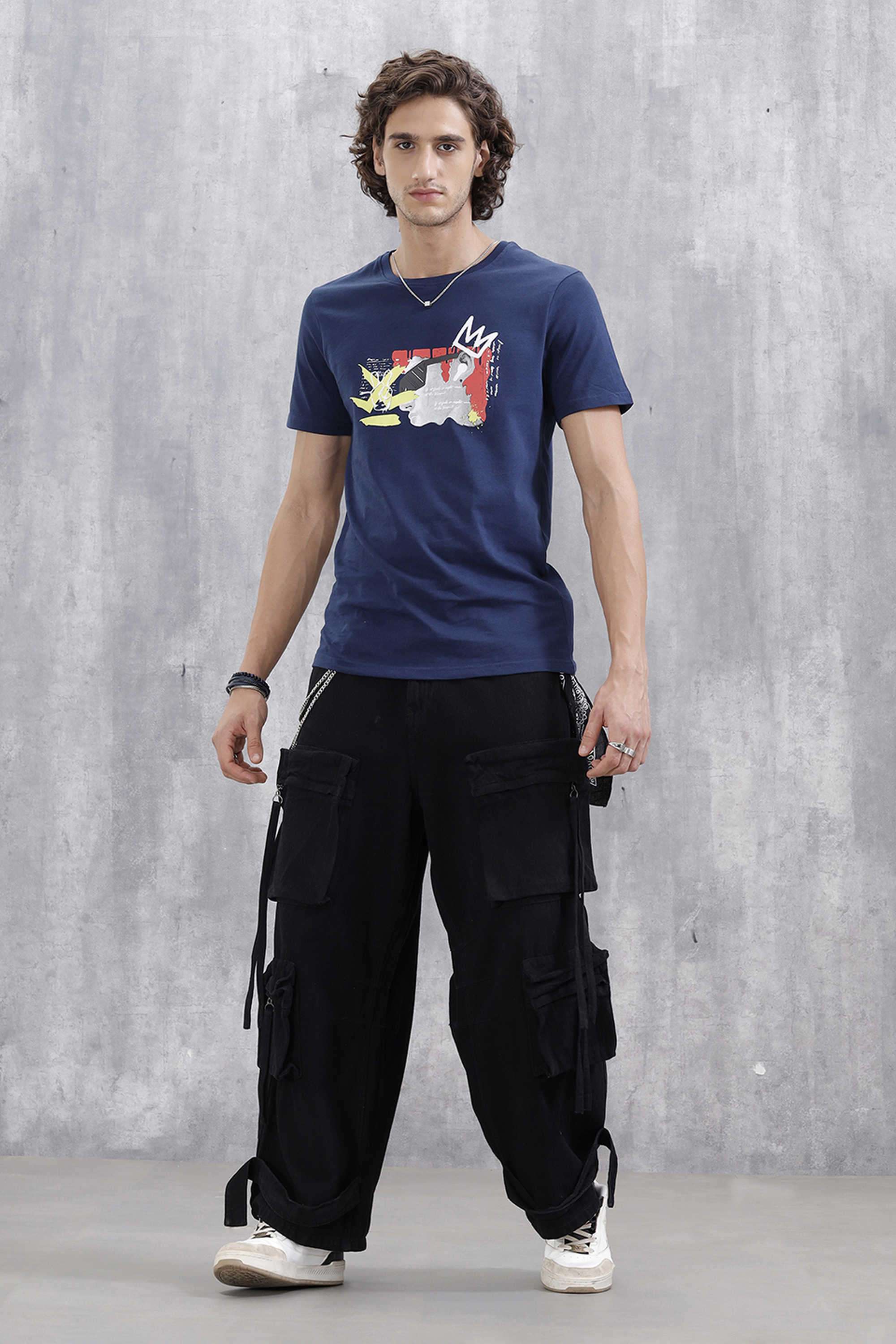 Graphic-Print-Cotton-Slim-Fit-Men-T-Shirt