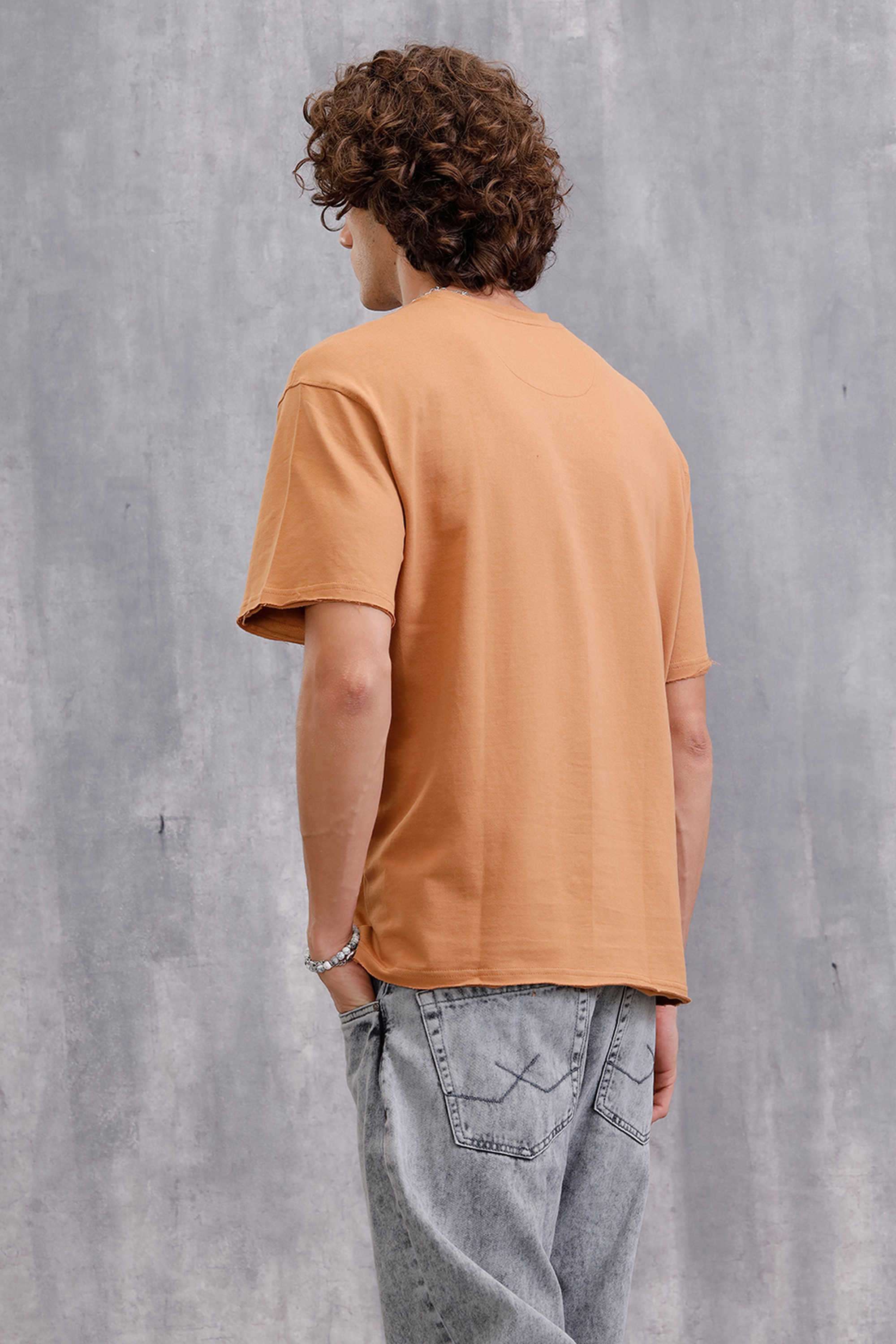 Solid-Cotton-Round-Neck-Men-s-T-Shirt