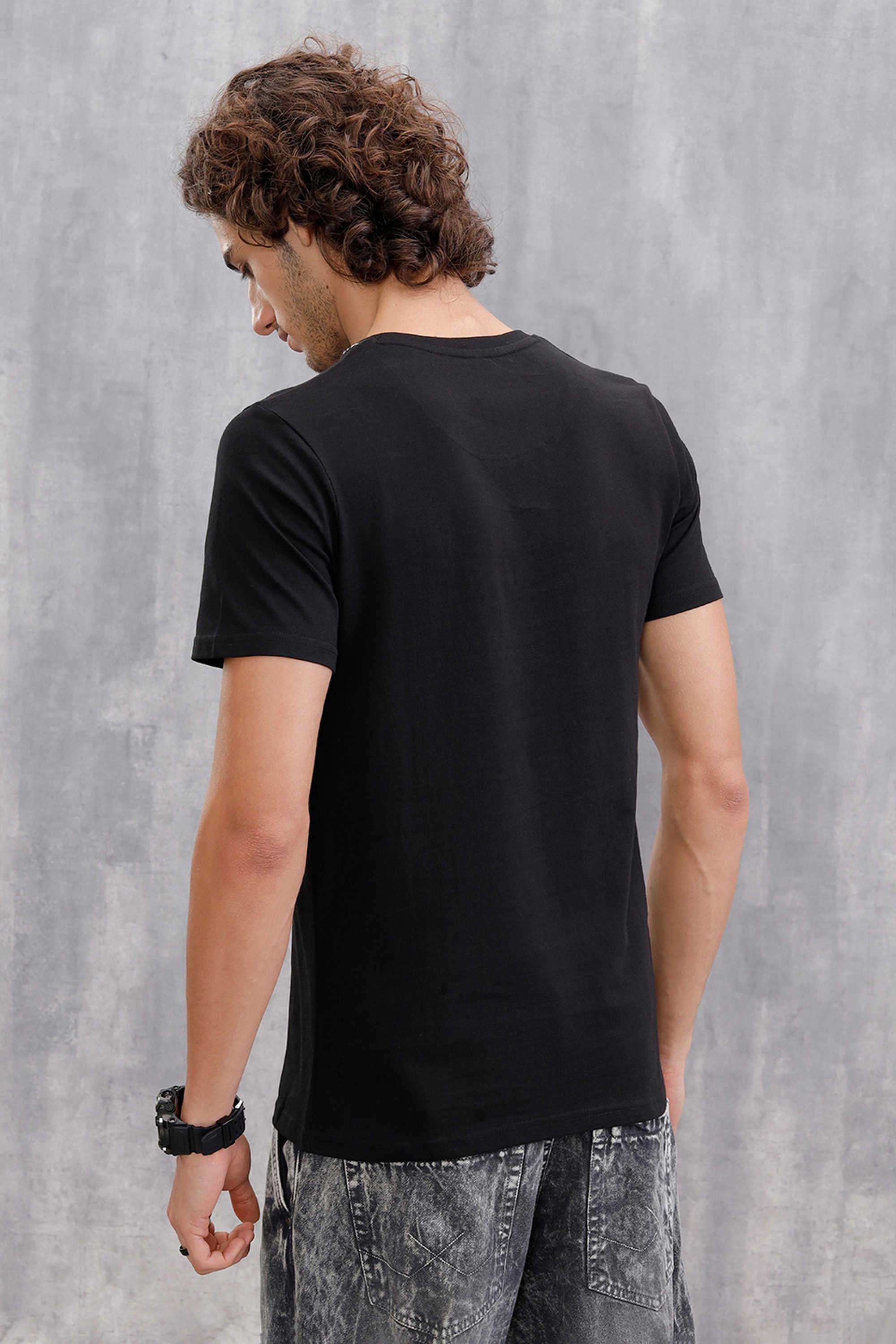 Solid-Cotton-Round-Neck-Men-s-T-Shirt