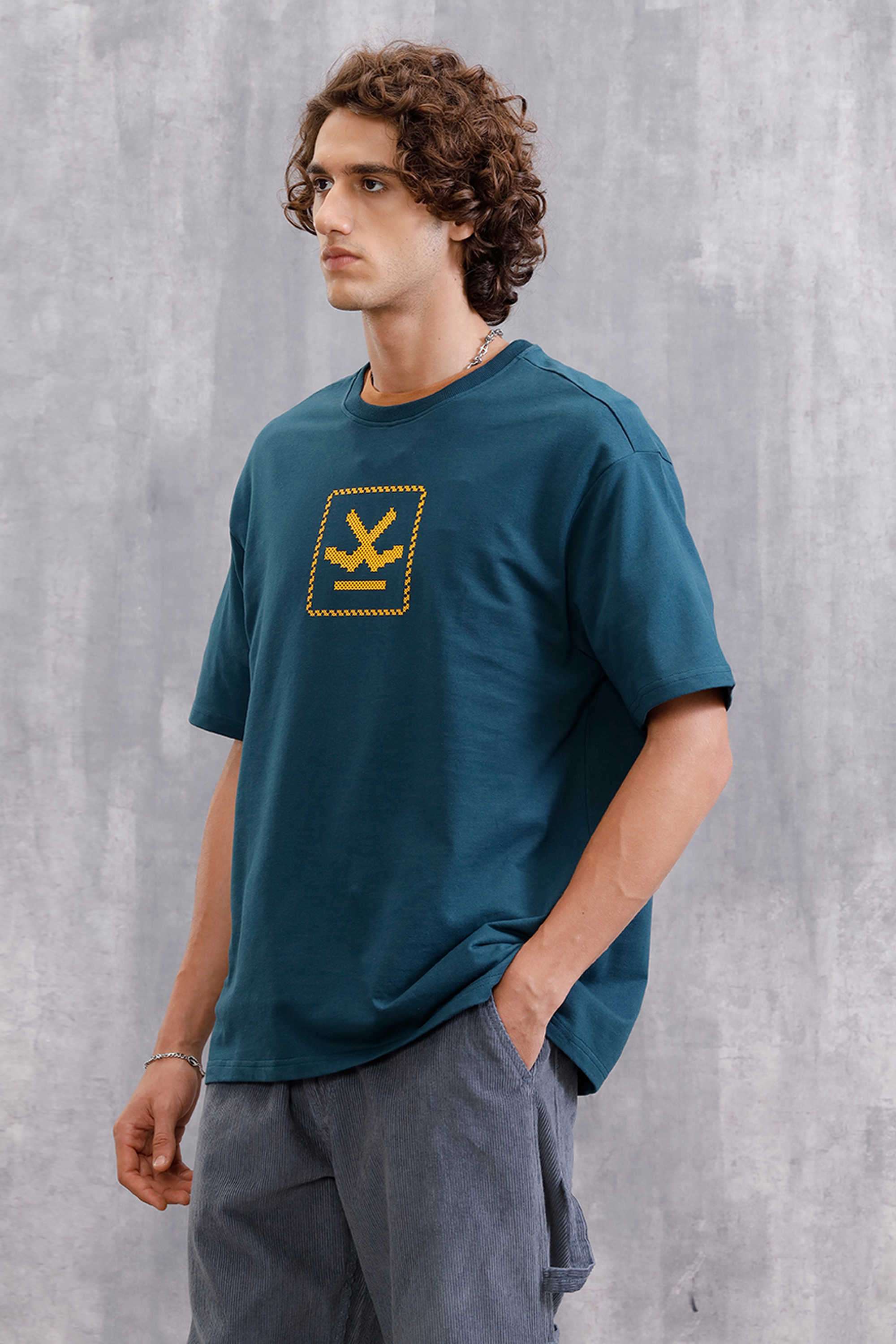 Solid-Cotton-Round-Neck-Men-s-T-Shirt