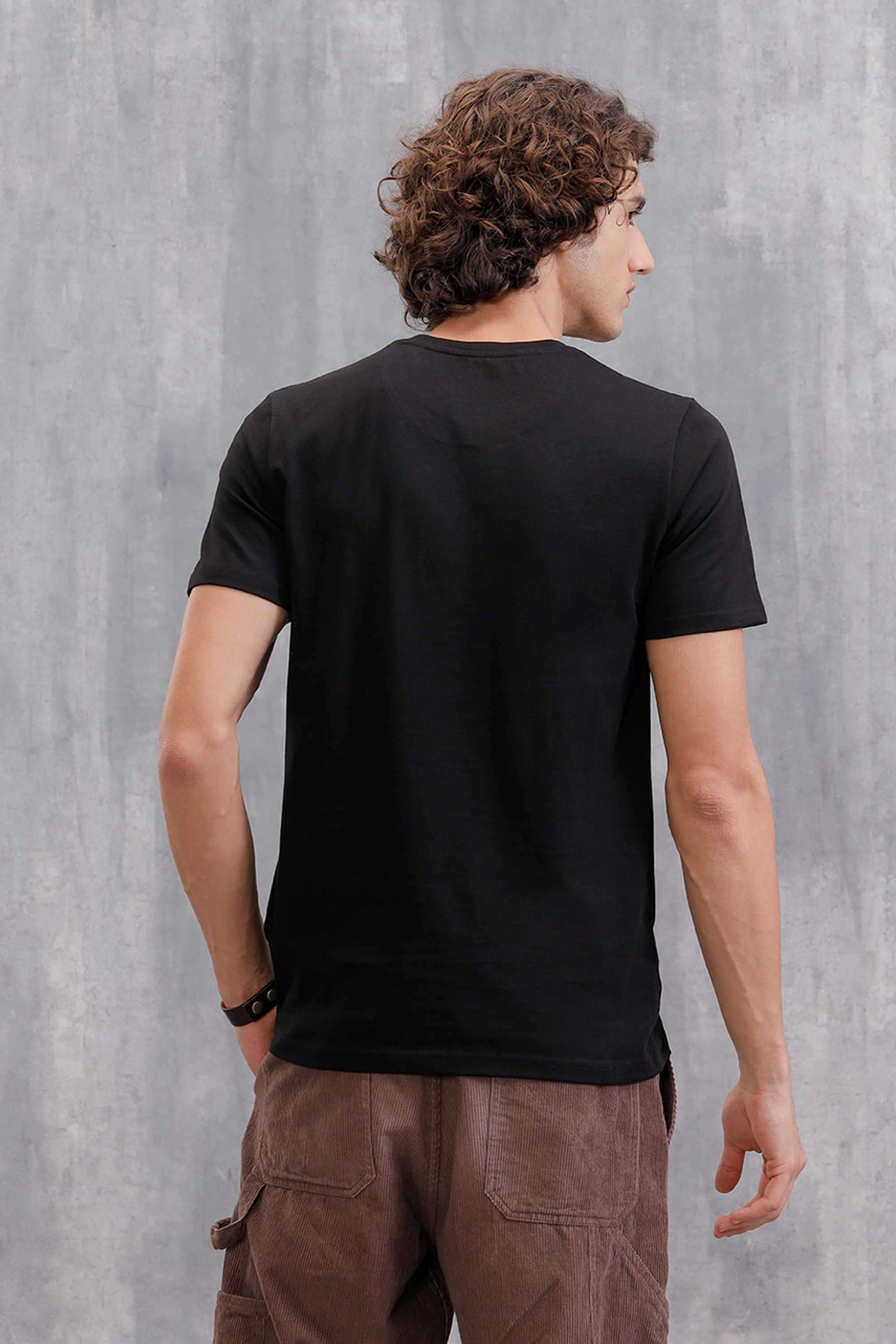 Solid-Cotton-Round-Neck-Men-s-T-Shirt