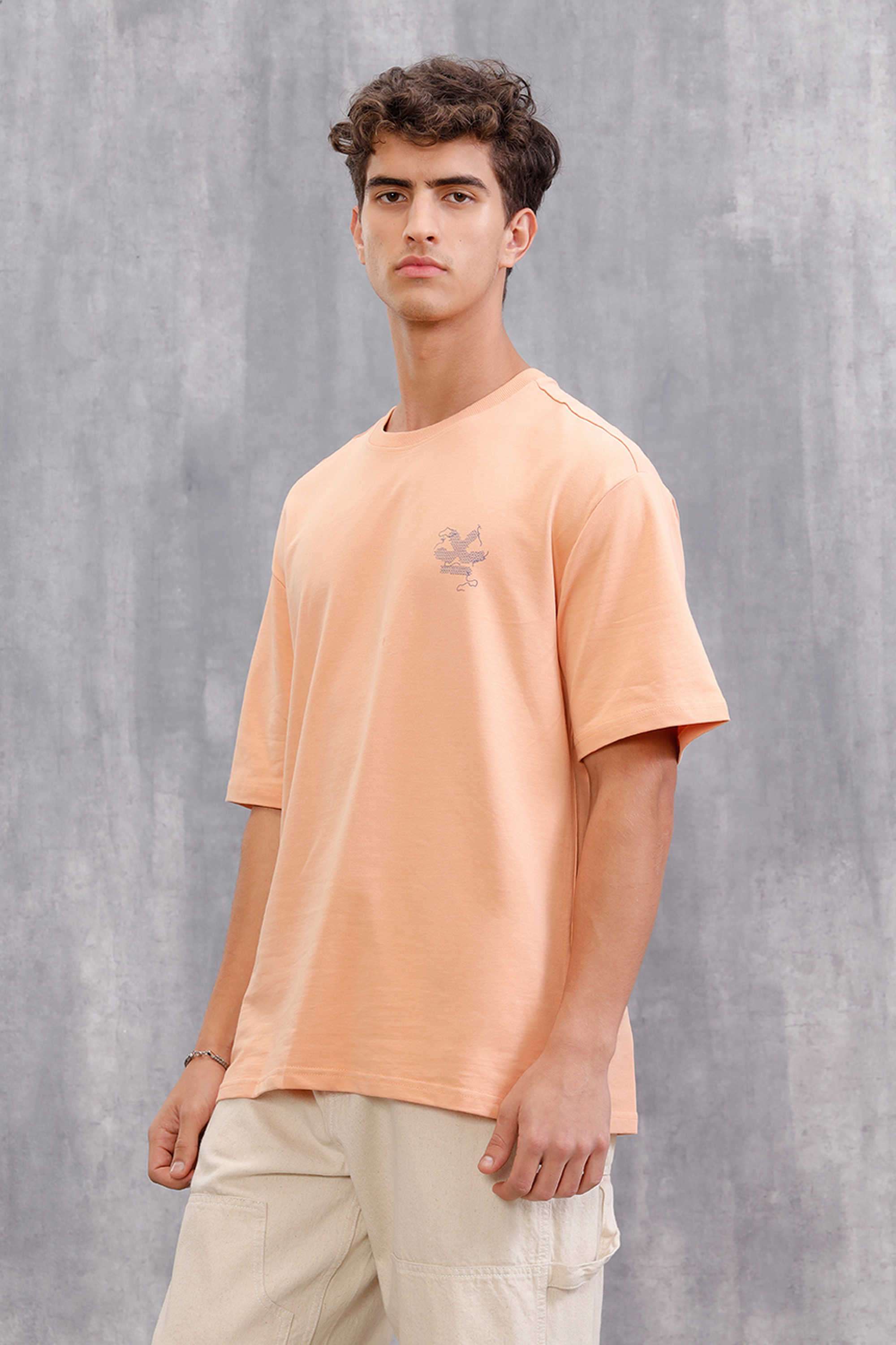 Solid-Cotton-Round-Neck-Men-s-T-Shirt