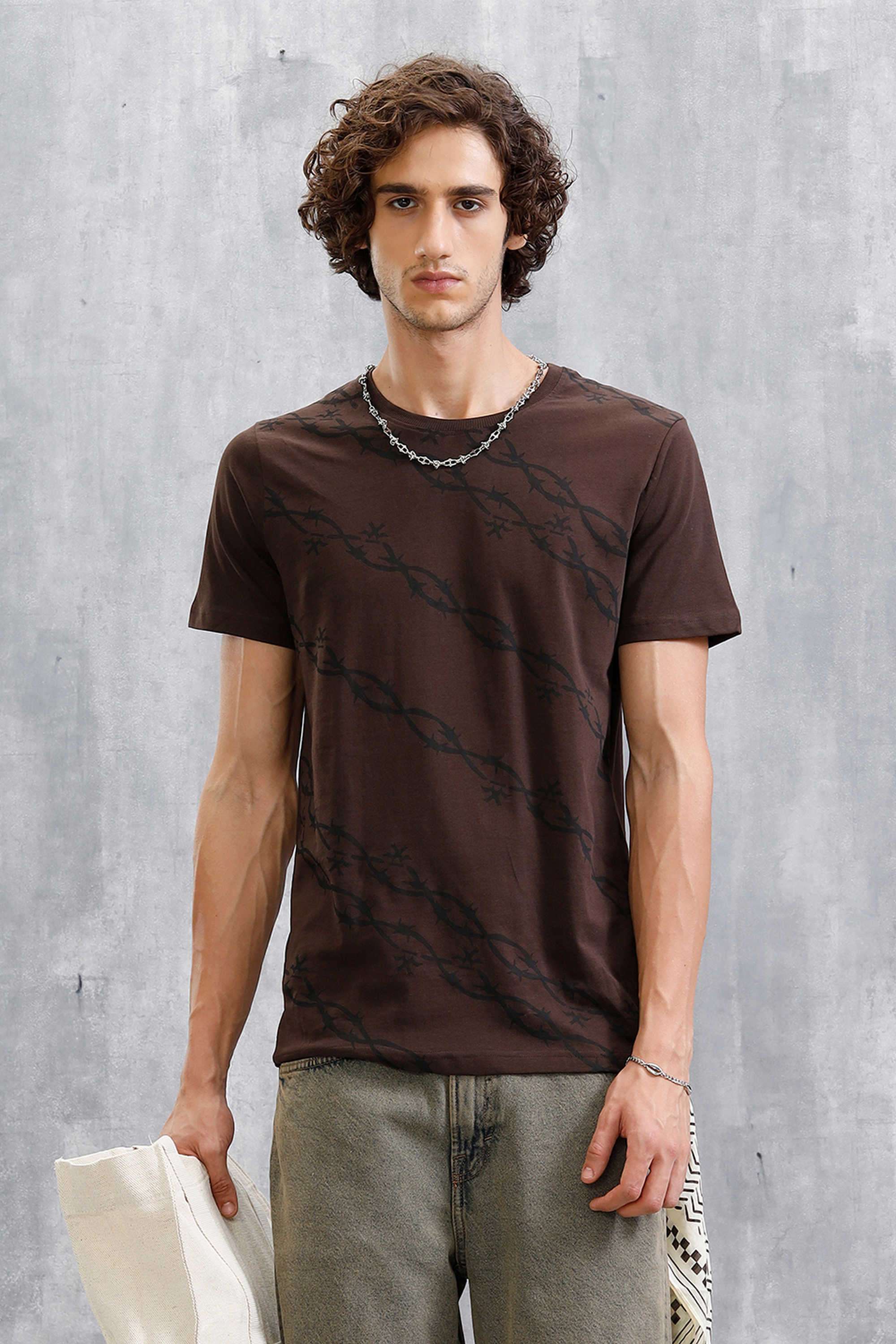 Solid-Cotton-Round-Neck-Men-s-T-Shirt